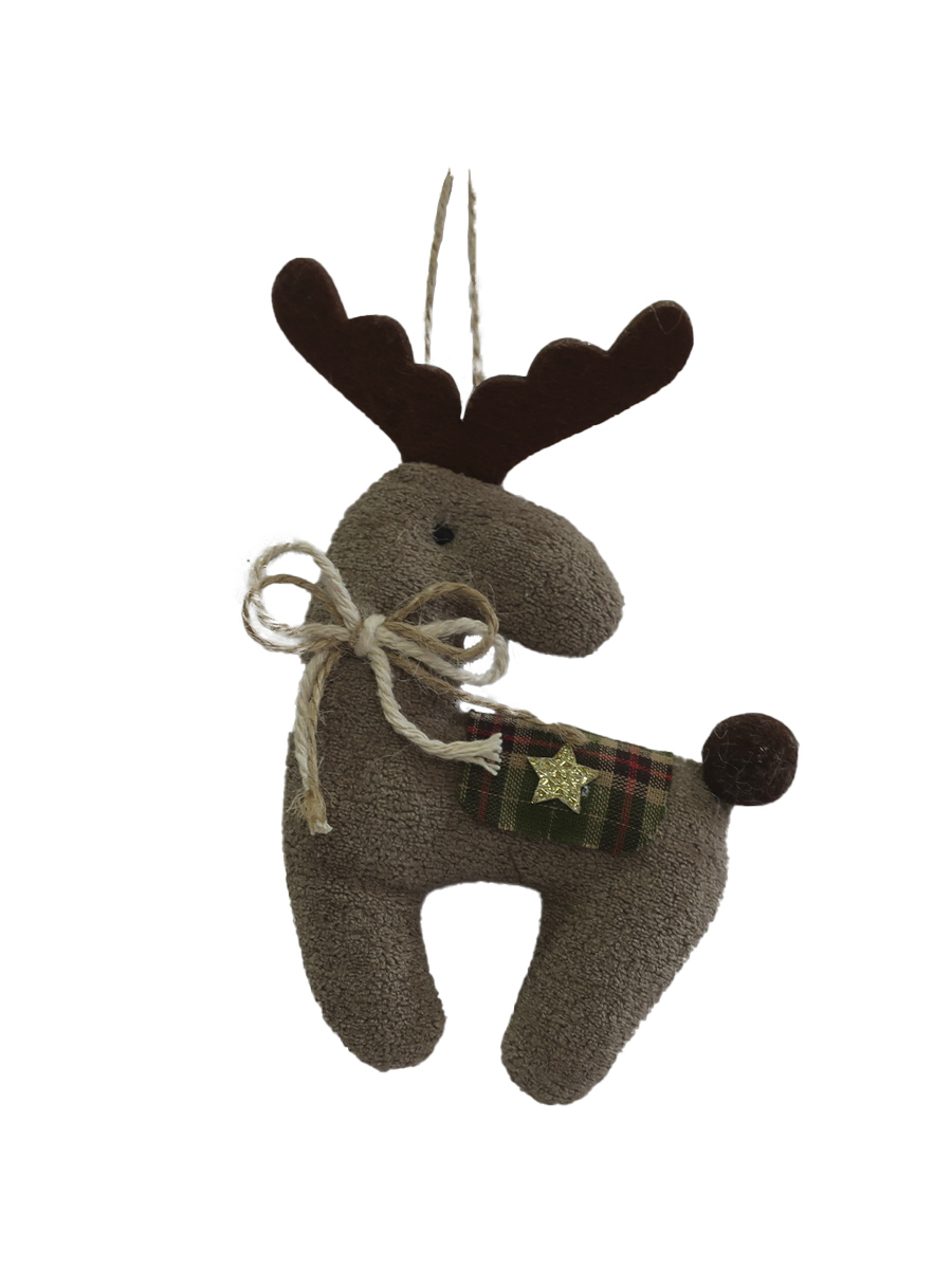 Изображение товара Подвесное украшение Олень 2x10x15 см разноцветный