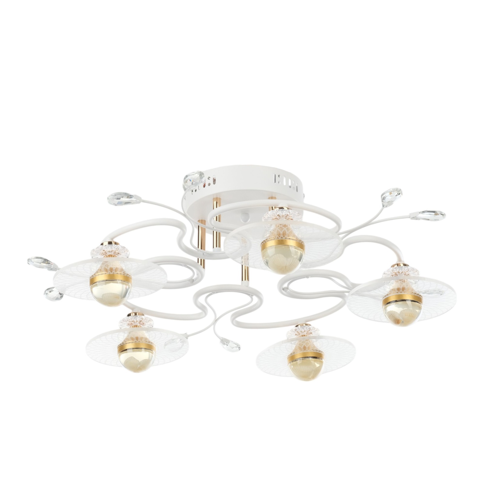 Изображение товара Люстра потолочная светодиодная Bayerlux 10385935 с пультом управлением 3м² регулируемый белый свет