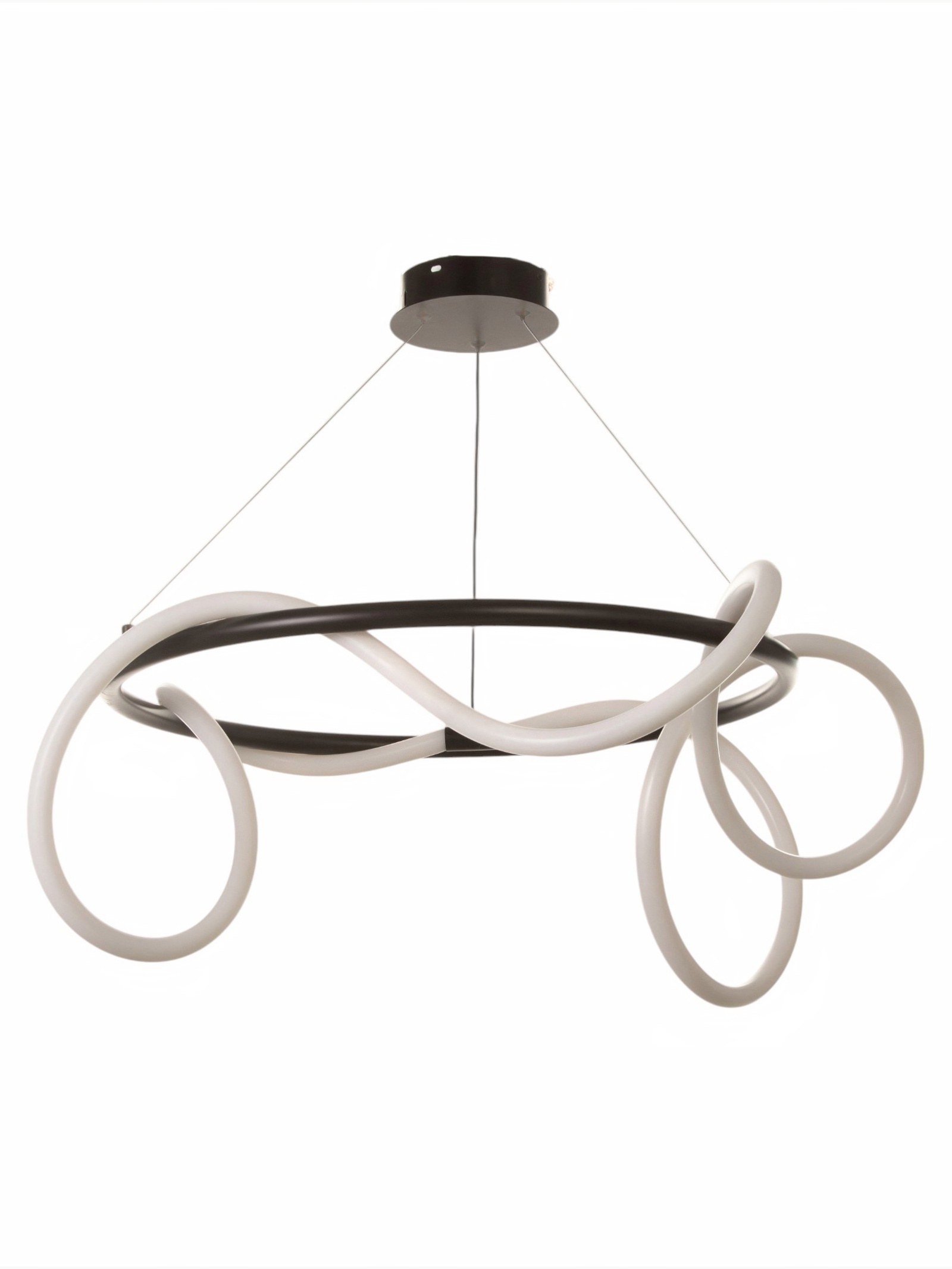 Изображение товара Светильник подвесной светодиодный Bayerlux 10385996 3 м² регулируемый белый свет цвет черный