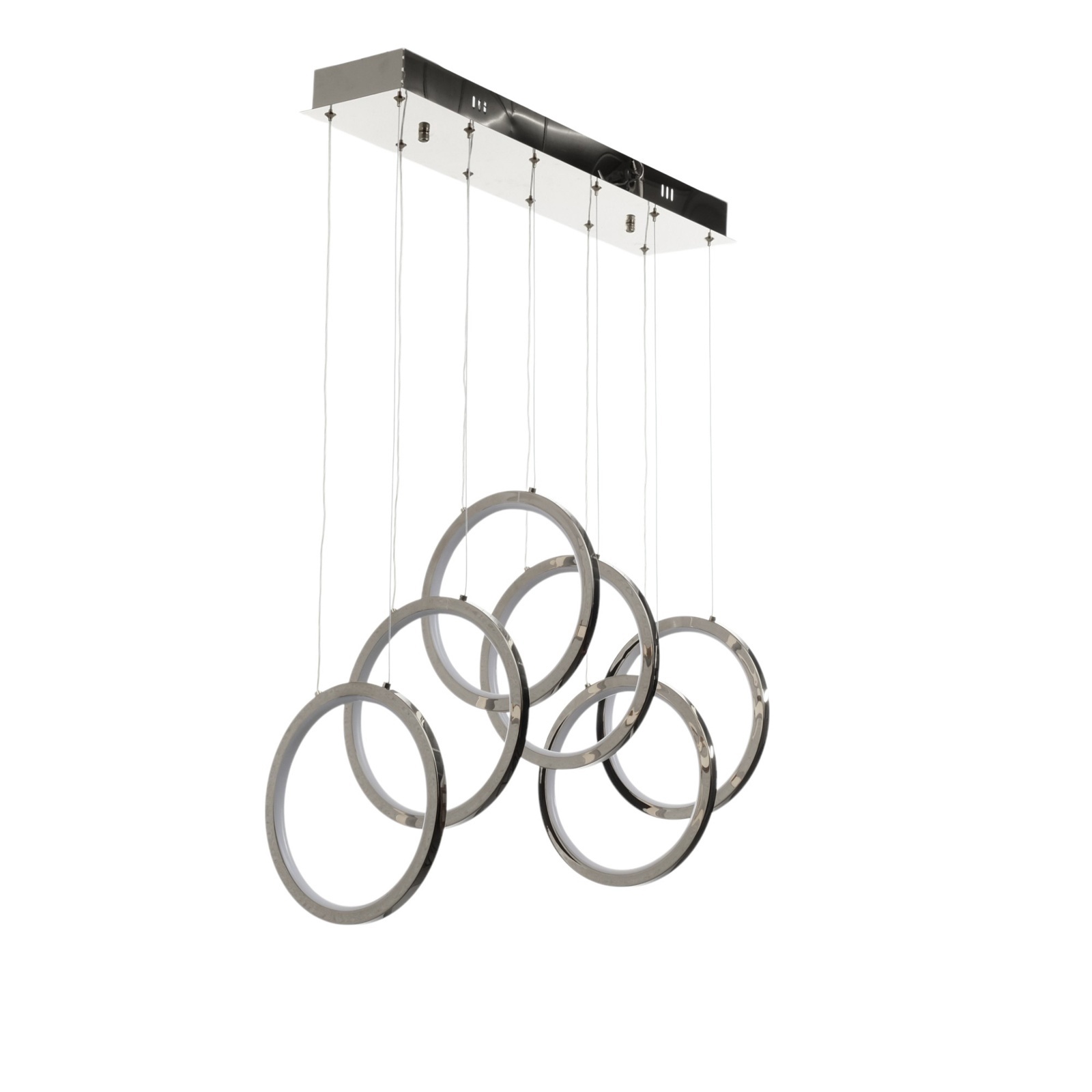 Изображение товара Светильник подвесной светодиодный Bayerlux 10385934 с пультом управления 3 м² регулируемый белый свет цвет серый