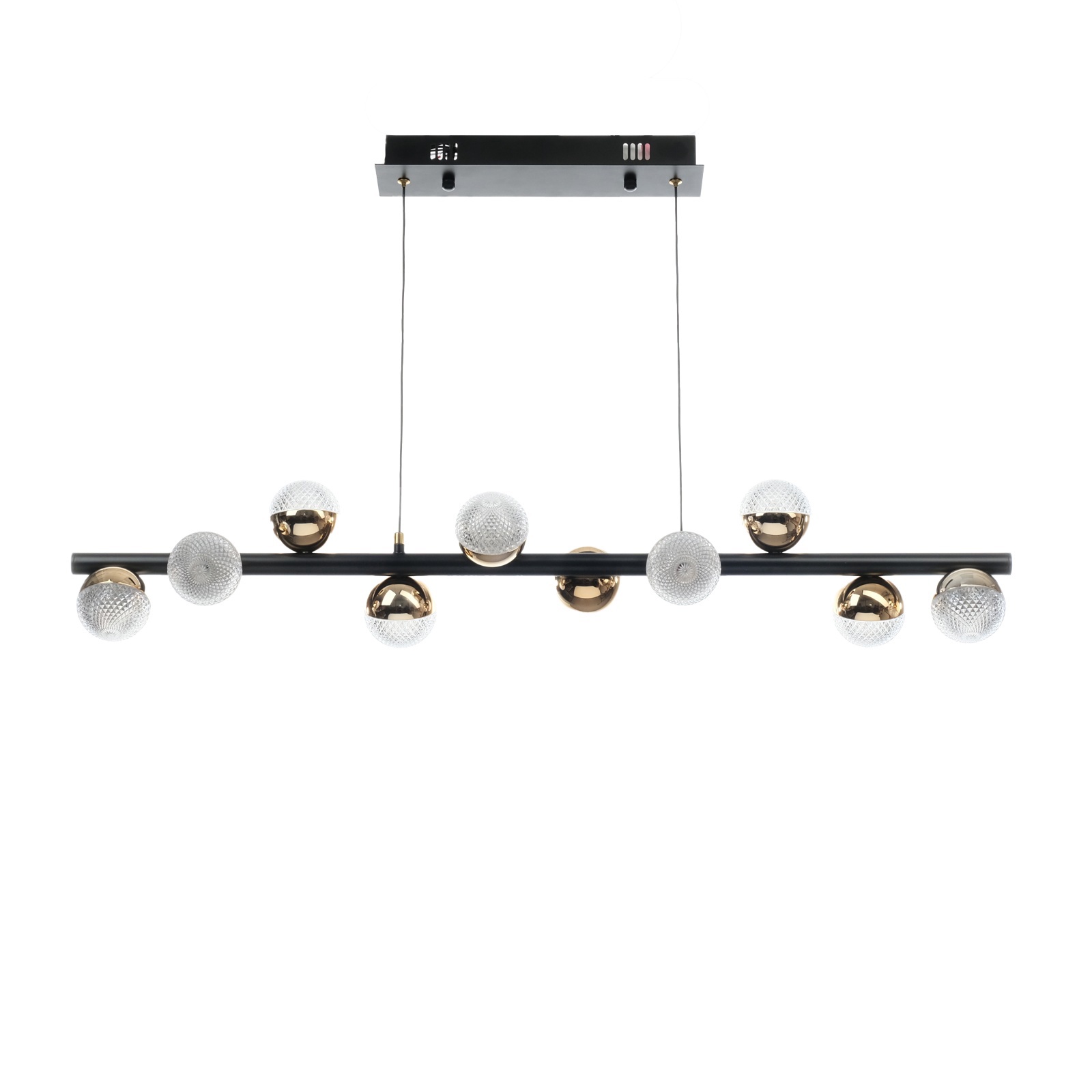 Изображение товара Светильник подвесной светодиодный Bayerlux 10385949 с пультом 3м2 нейтральный белый цвет золото