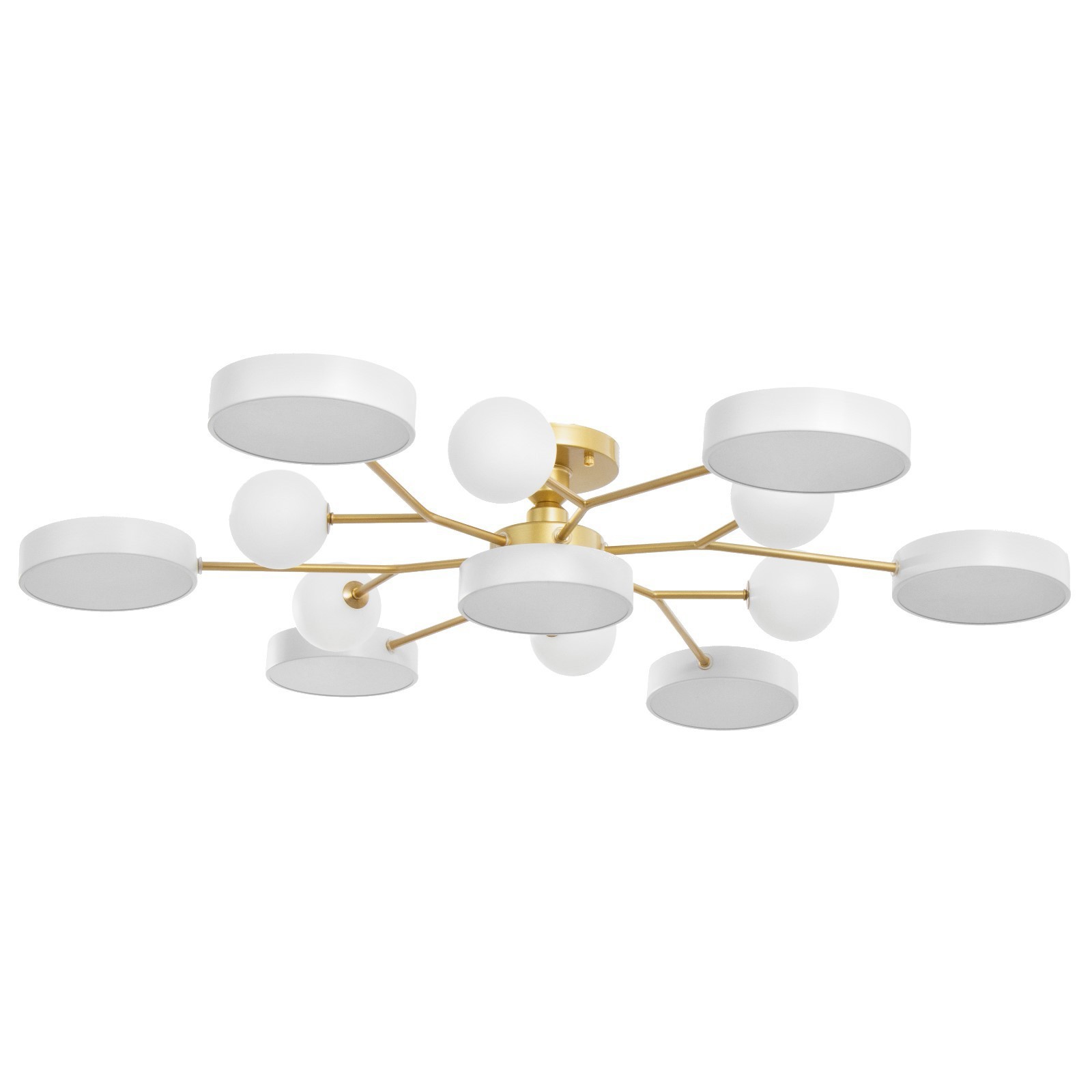 Изображение товара Люстра потолочная светодиодная Bayerlux 9197492 регулируемый белый свет 3 м² современный дизайн