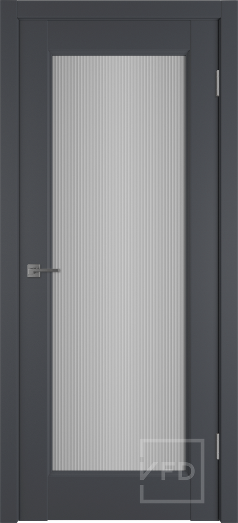 Изображение товара Комплект межкомнатной двери VFD Elegant 1VR остеклённая 200x60 см из МДФ