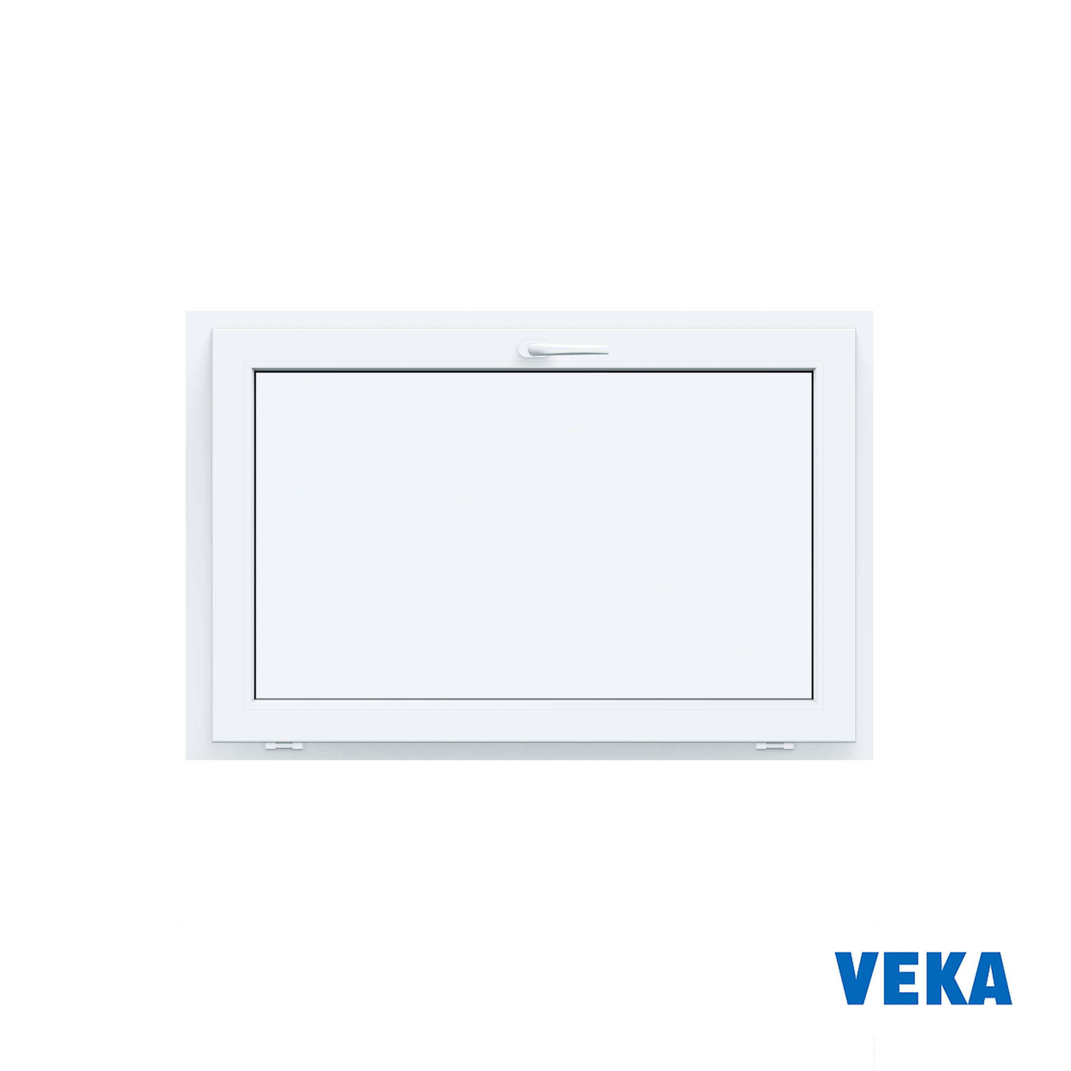 Изображение товара Окно пластиковое ПВХ Veka WHS 600x800мм (ВхШ) фрамуга однокамерный стеклопакет цвет белый