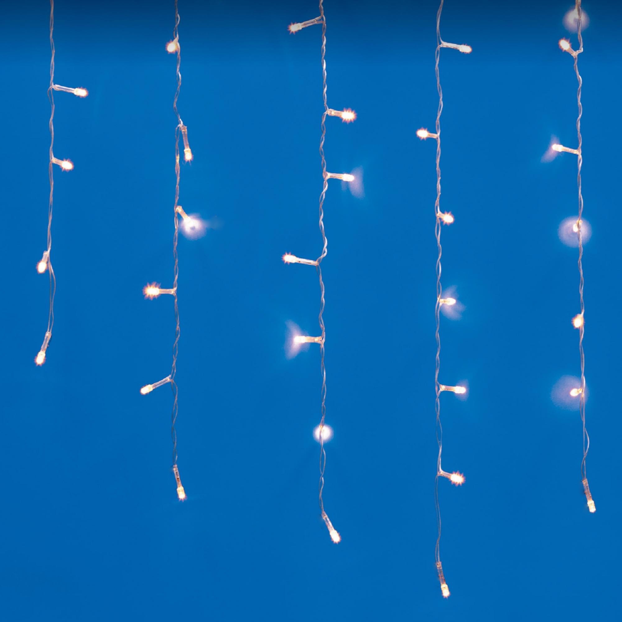 Изображение товара Электрогирлянда светодиодная бахрома 10 м 480 LED холодный белый свет уличная