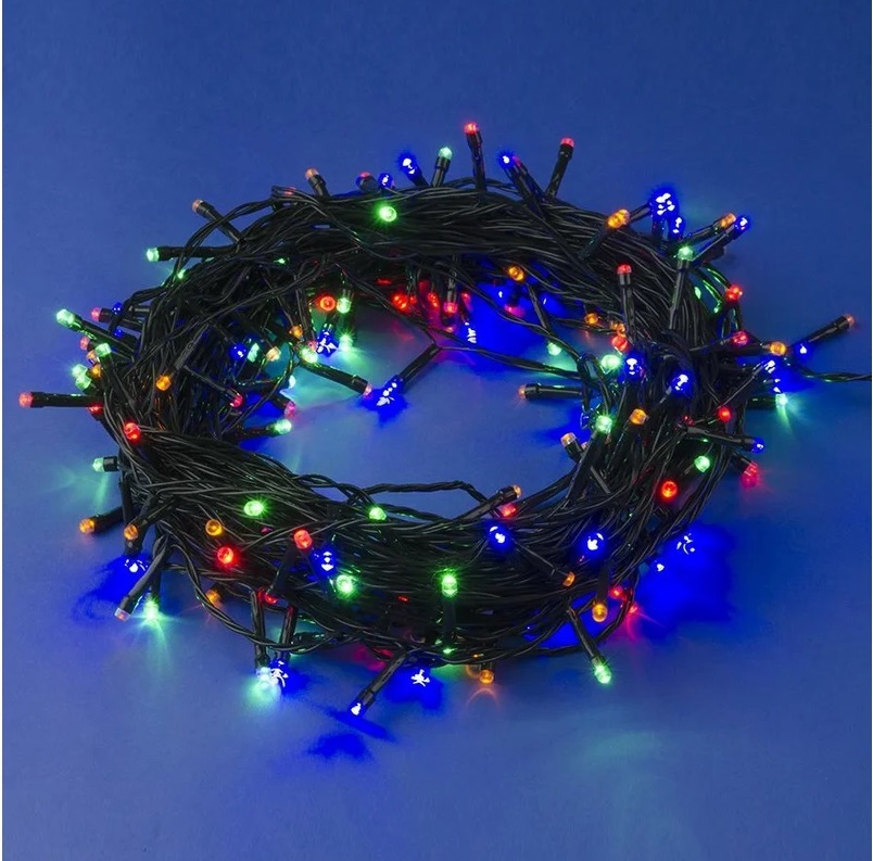 Изображение товара Электрогирлянда комнатная Нить 10 м 100 LED RGB с 8 режимами работы