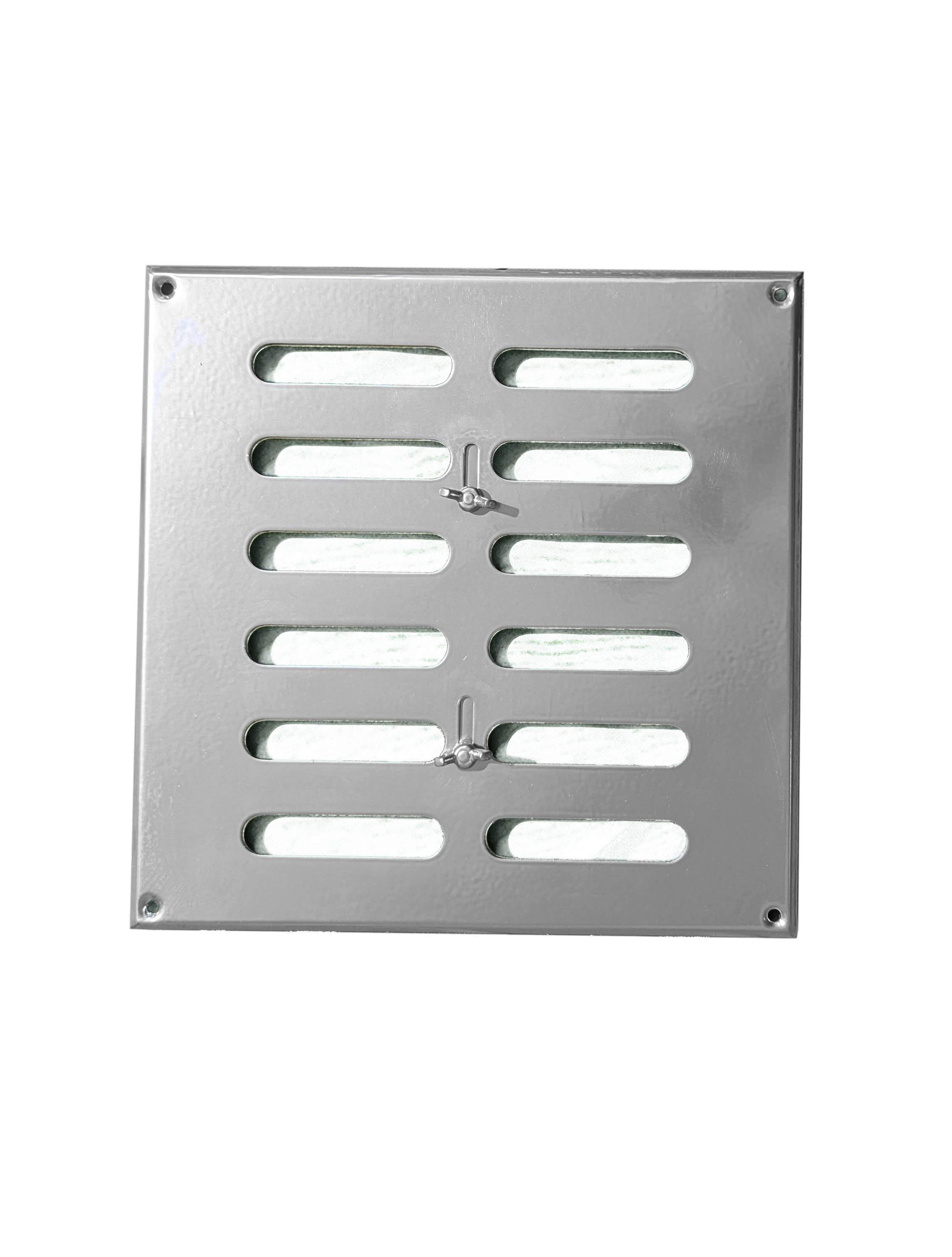 Изображение товара Шамрай SG 400x400 мм решетка вентиляционная оцинкованная сталь крем