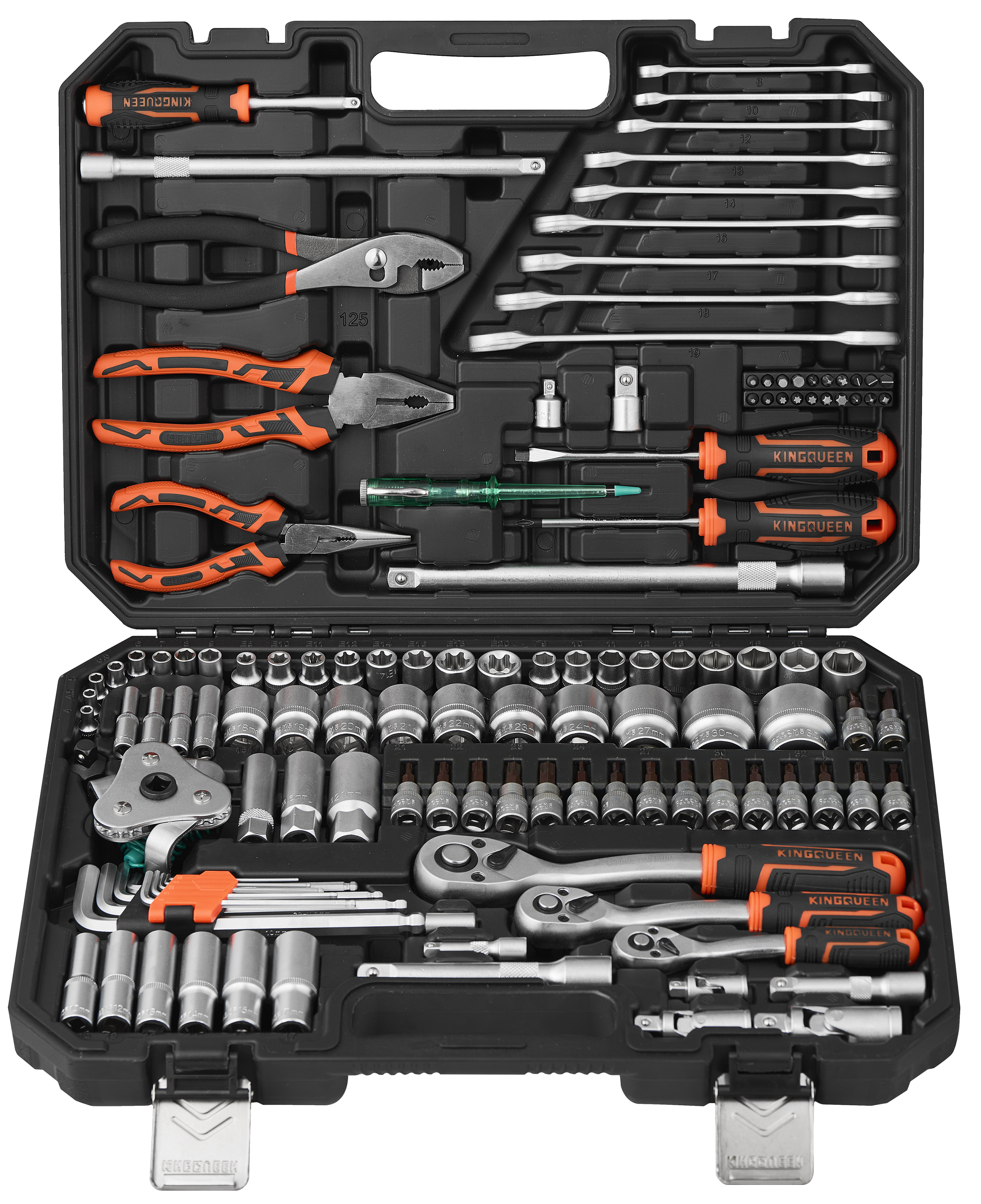 Изображение товара Набор инструментов Kingqueen WIB-258 125 предметов в кейсе