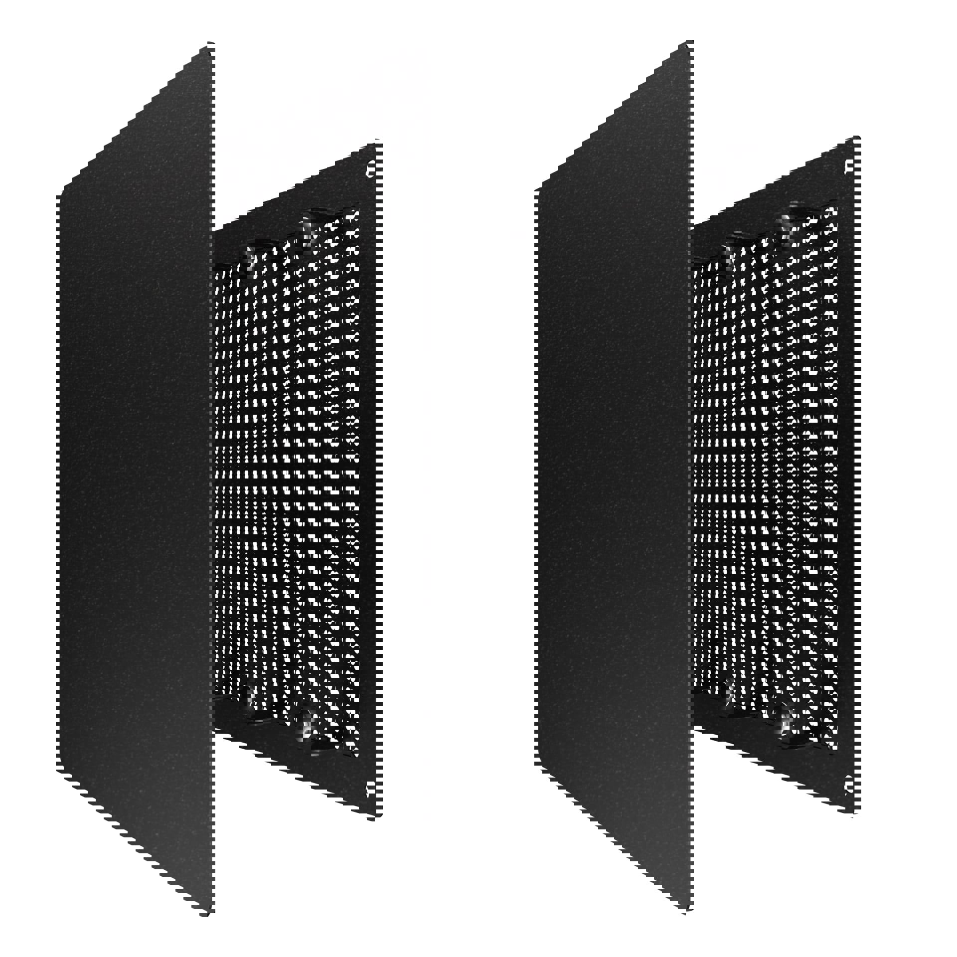 Изображение товара Решетка вентиляционная с сеткой Era RVM разъемная на магнитах 200x200 мм сталь с покрытием цвет черный