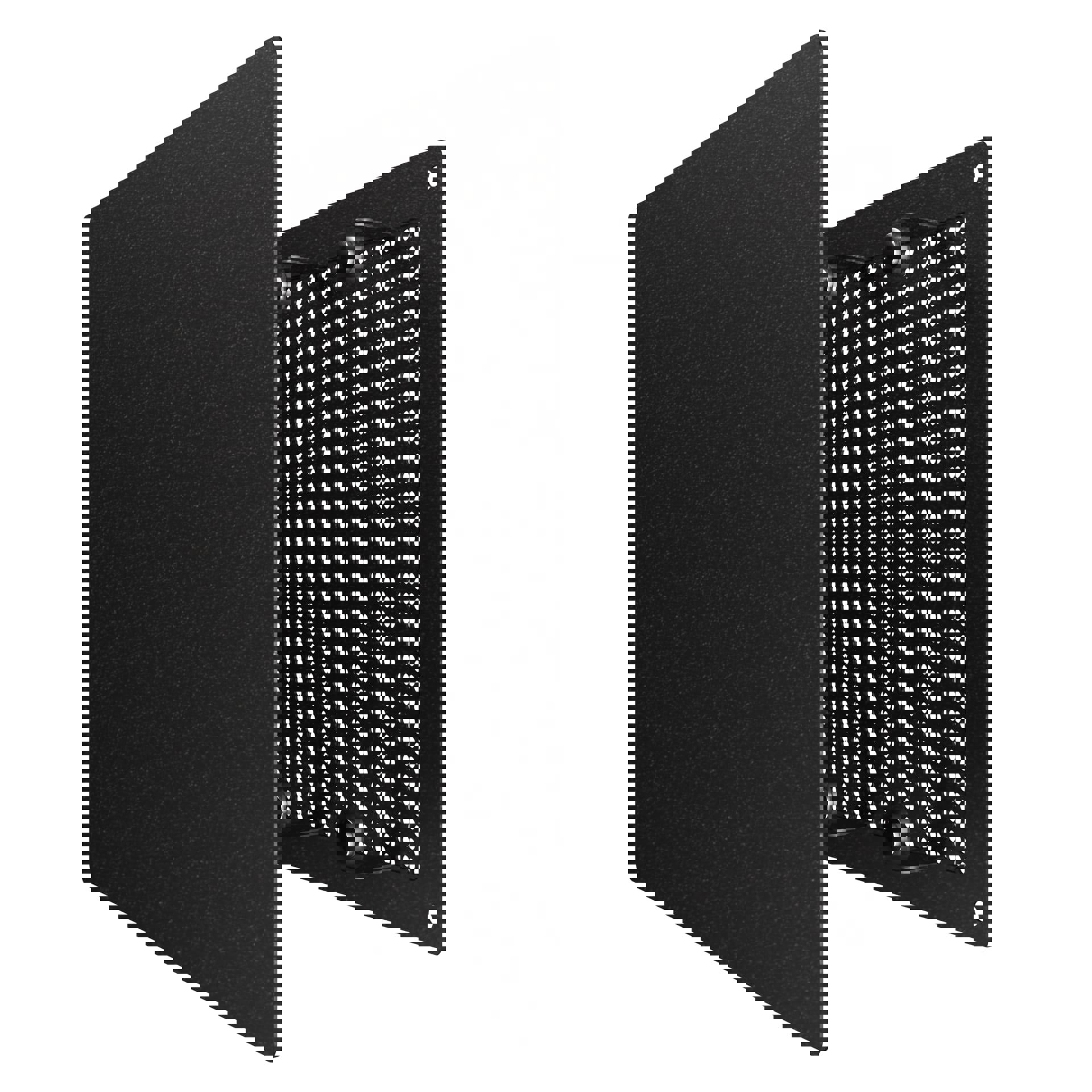 Изображение товара Вентиляционная решетка ERA RVM 170x170 мм черная с магнитами и сеткой