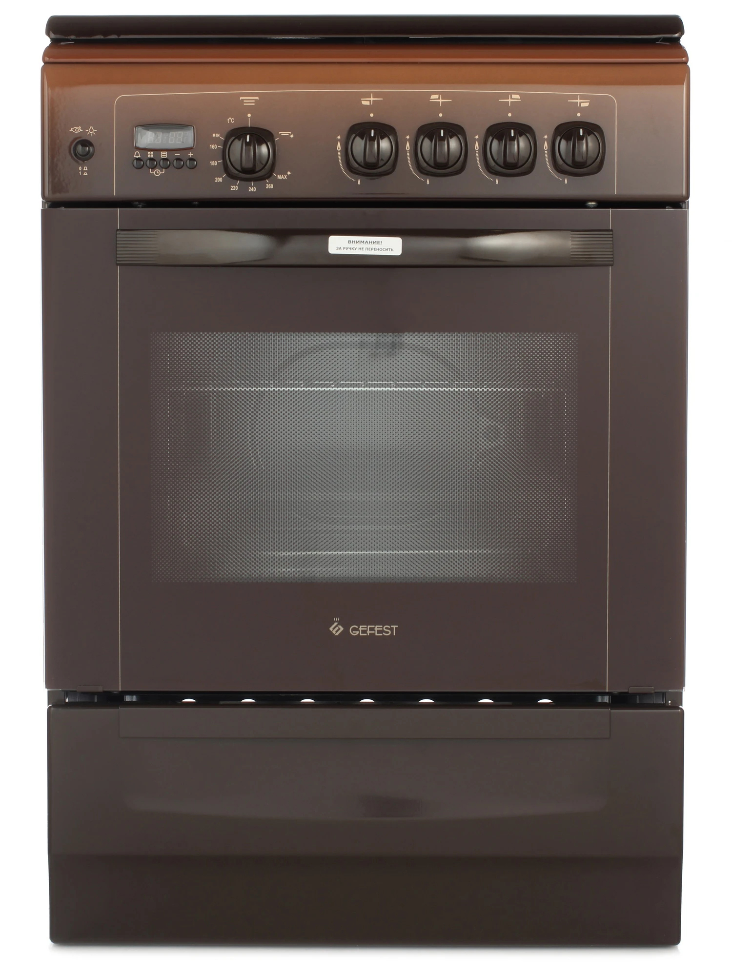 Изображение товара ГАЗОВАЯ ПЛИТА GEFEST 6100-04 0001 60x85x60 см коричневая