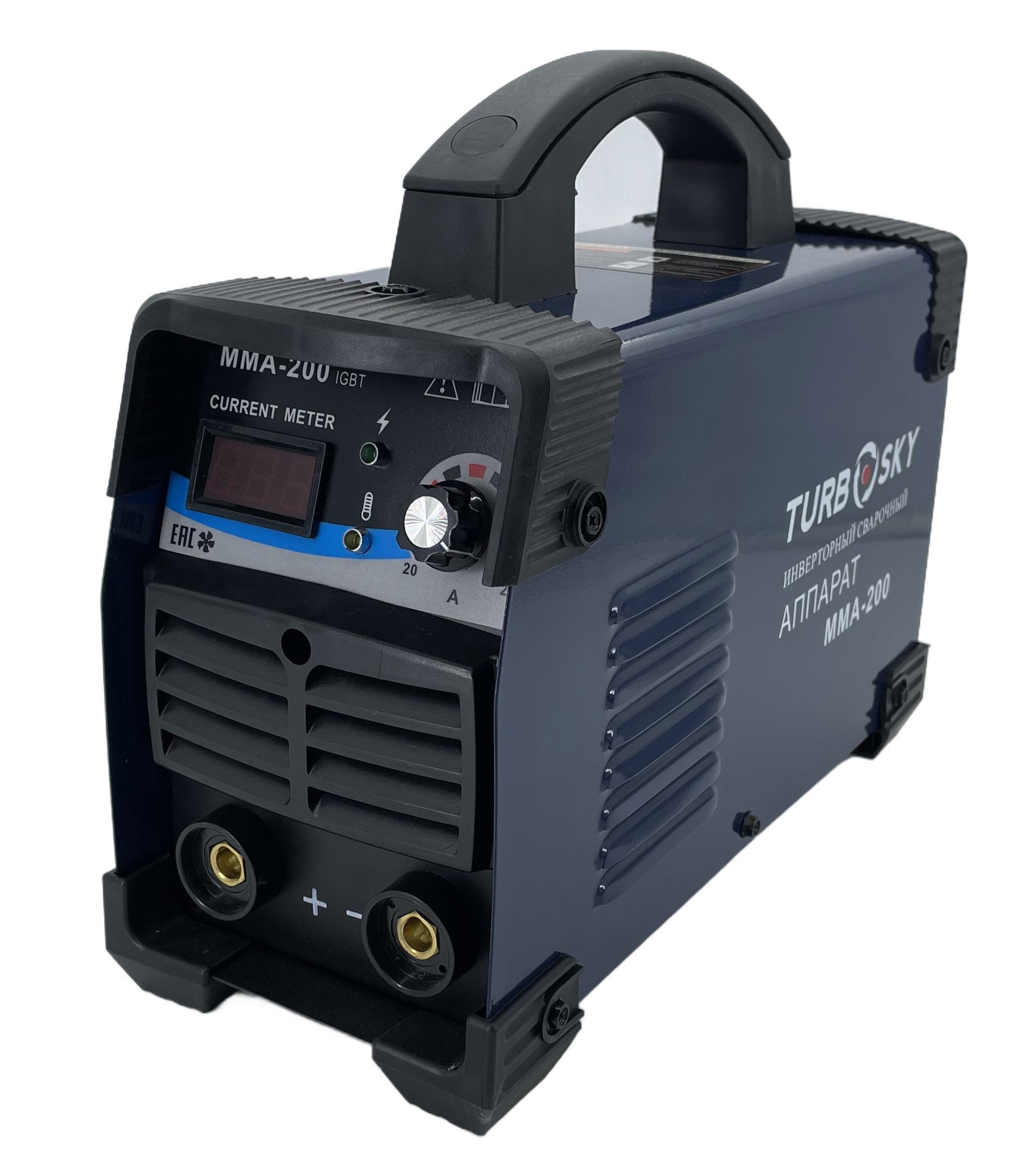 Изображение товара Сварочный аппарат инверторный Turbosky ММА 200 200 А до 5 мм портативный