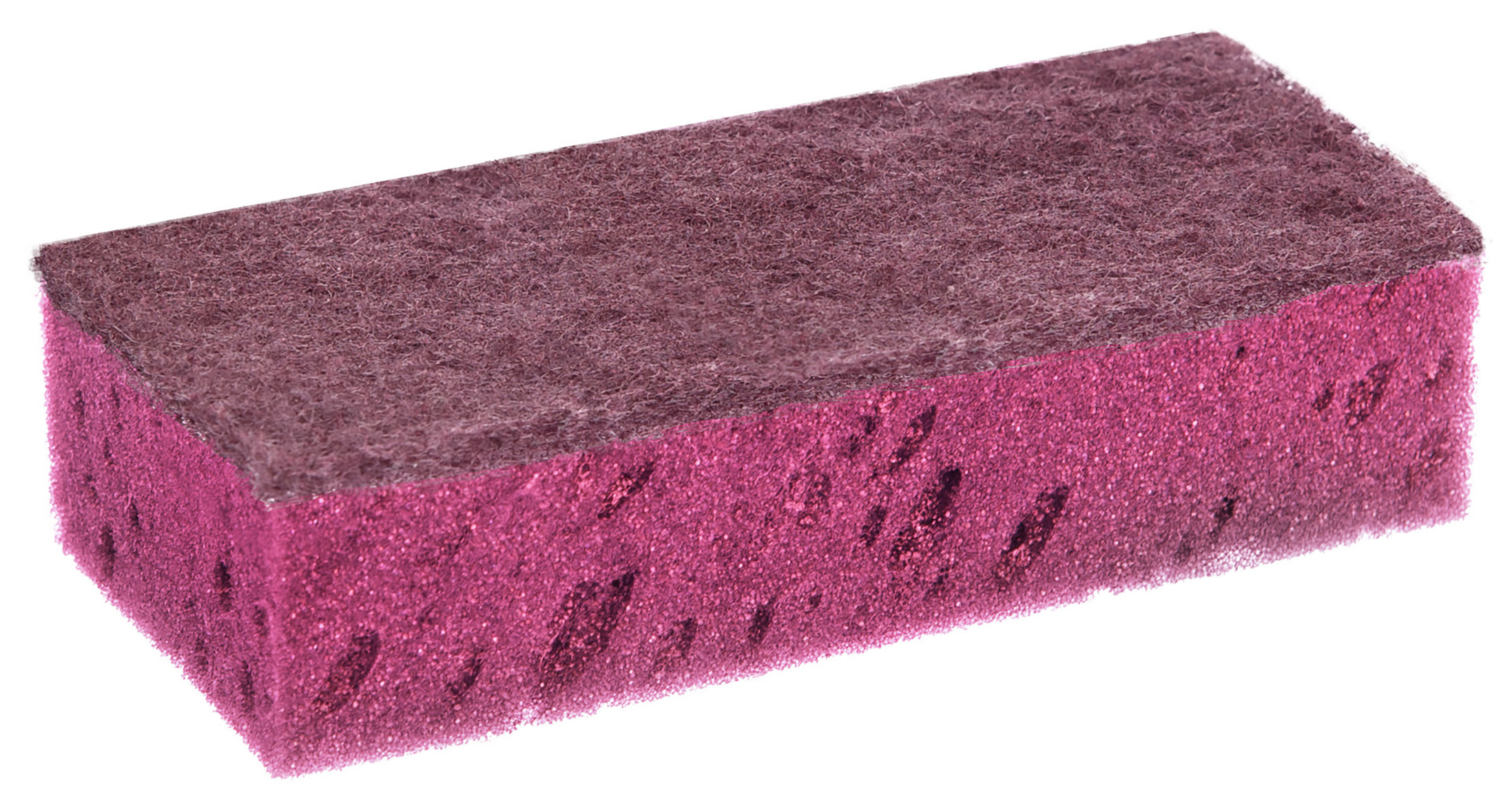 Губка хозяйственная Home Queen Мега цвет бордовый