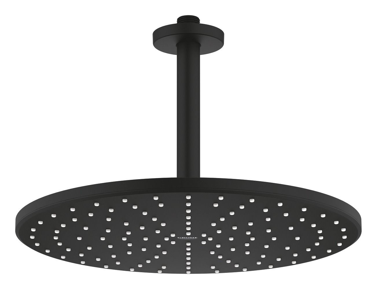 Изображение товара Лейка для верхнего душа GROHE Rainshower Mono 310 черная 14.2 см 1 режим поток