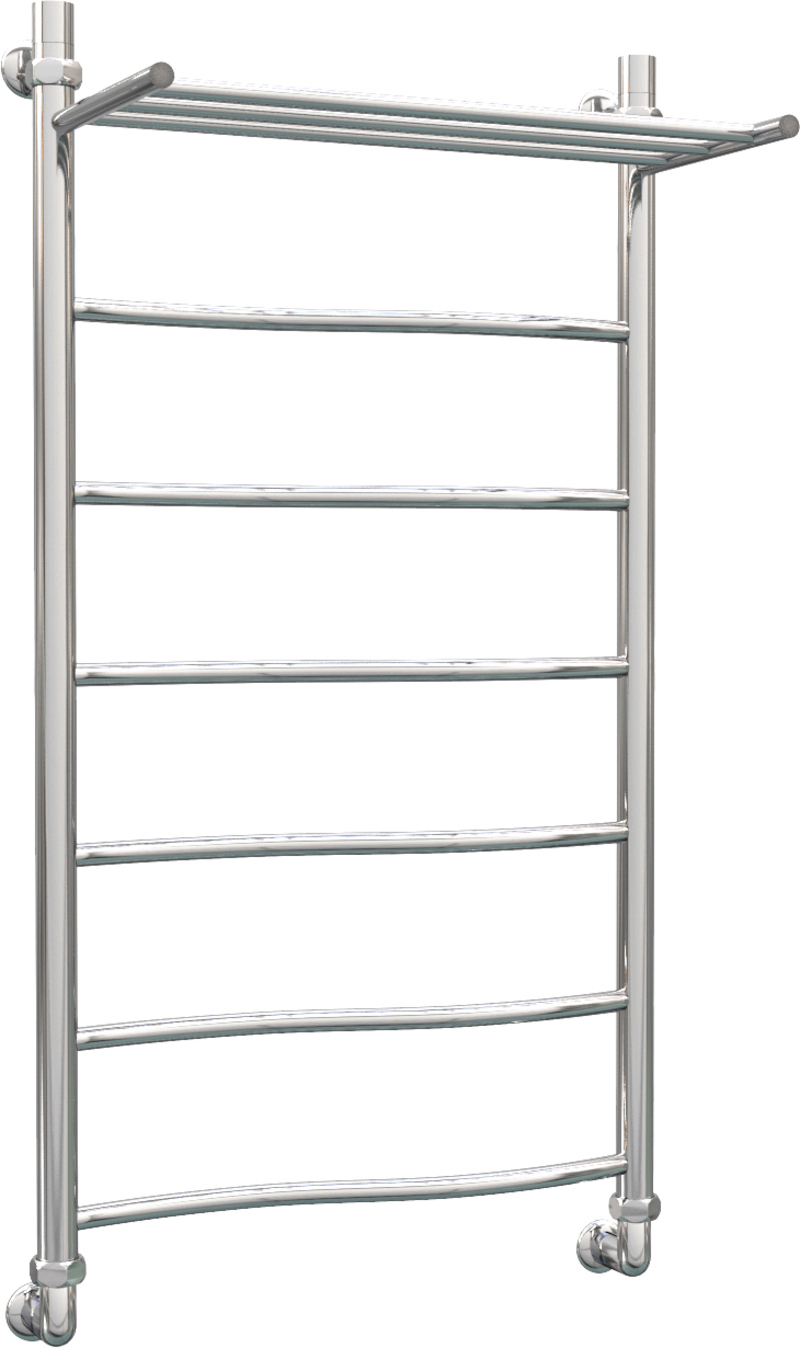 Изображение товара Полотенцесушитель водяной лесенка Роснерж L101100 43x100 мм универсальная подводка нержавеющая сталь цвет серебристый