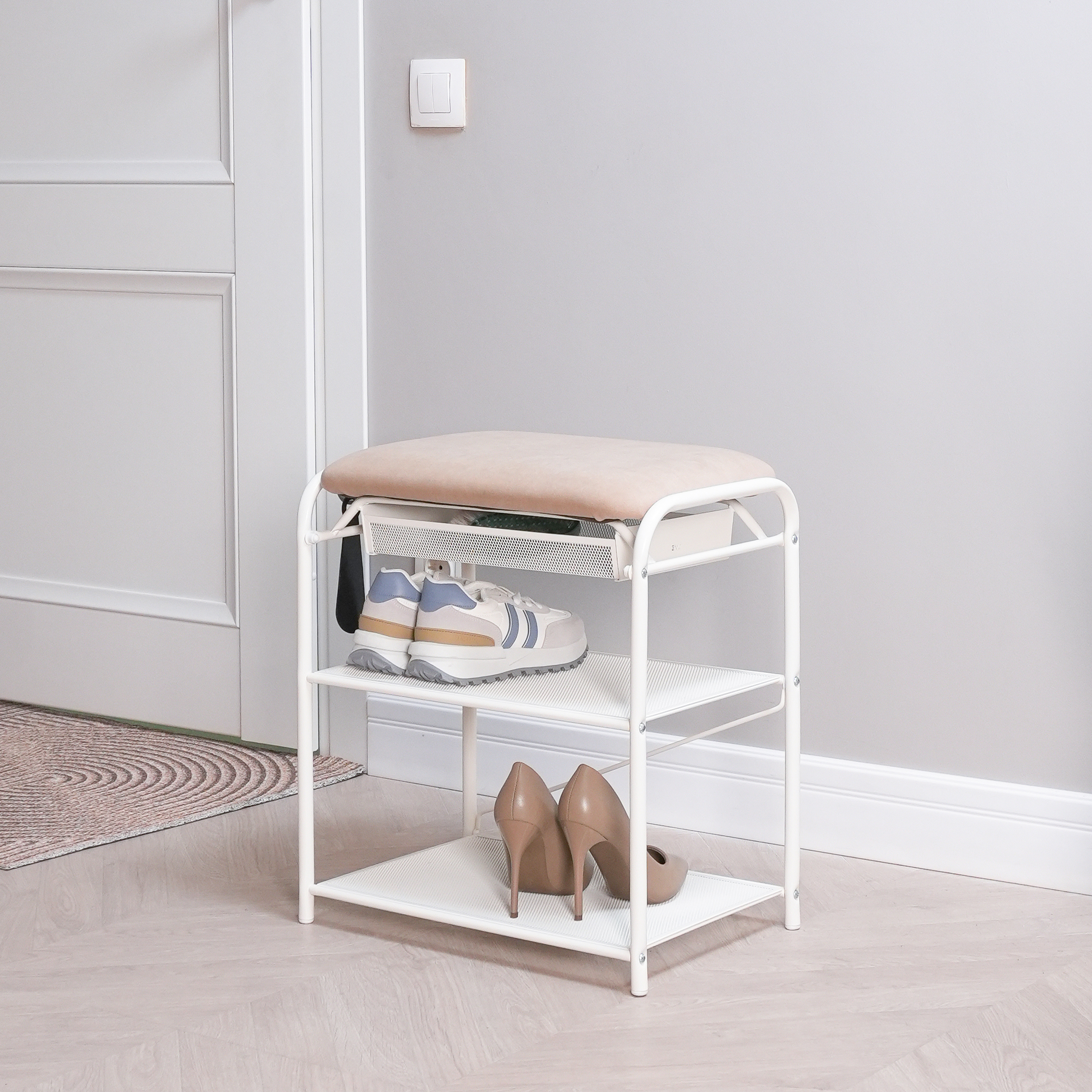 Изображение товара Подставка для обуви Зми Гранада 13В 45x50 см белая