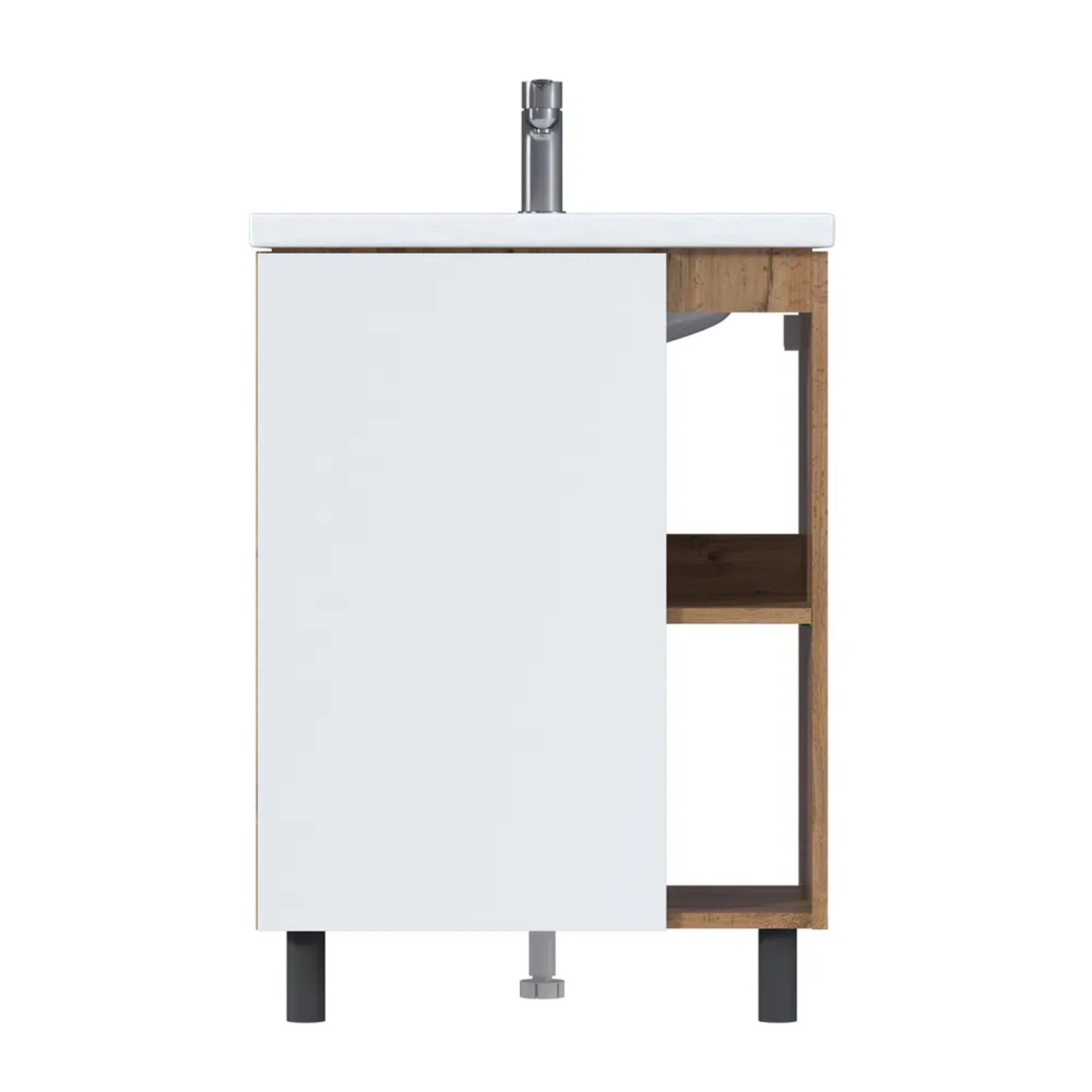 Изображение товара Тумба с раковиной 1Marka Orlan Ц0000026839 напольная 60 см цвет белый