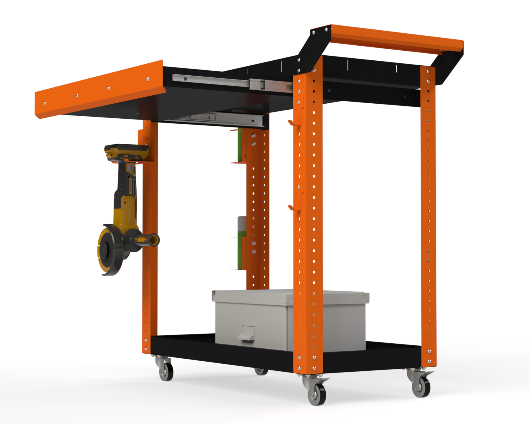 Изображение товара Тележка инструментальная Metalex 118570 Тип 1А 800х350х800 мм