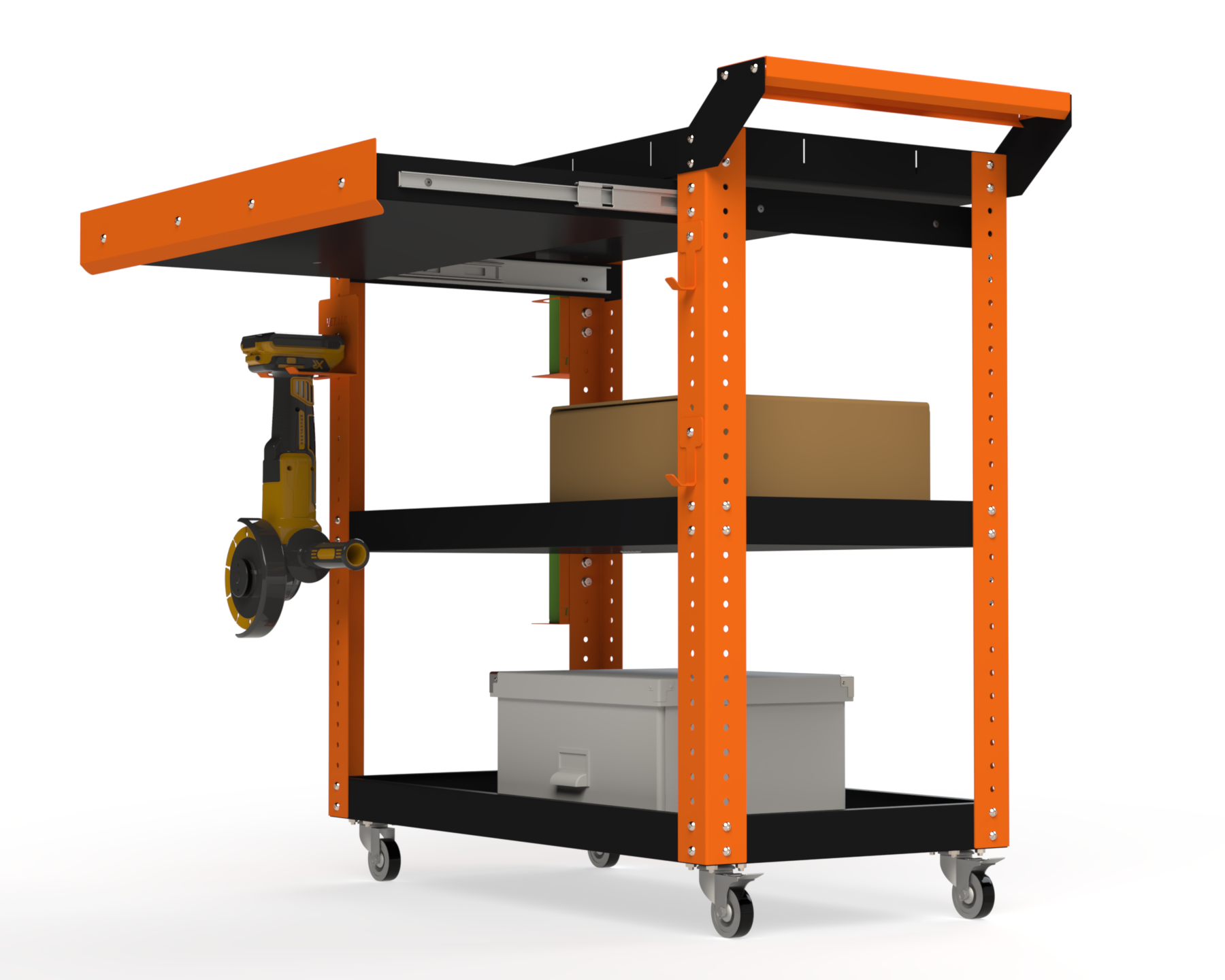 Изображение товара Тележка инструментальная Metalex 118611 Тип 1А 900x400x800 мм