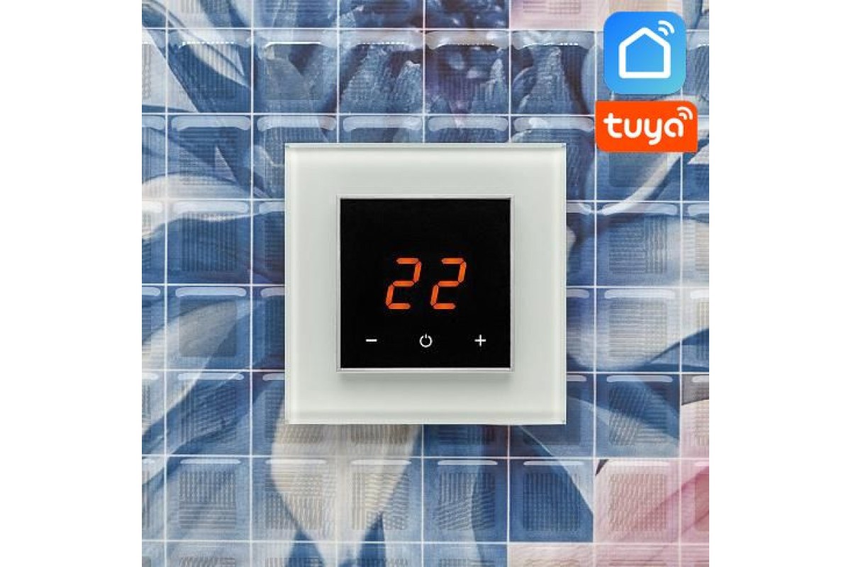 Изображение товара Терморегулятор для теплого пола Aura ORTO WiFi 9010 White Soft умный управляющий 220В