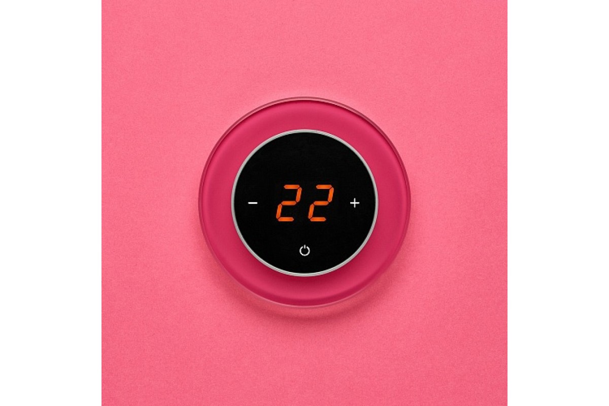 Изображение товара Терморегулятор для теплого пола Aura электронный цвет фуксия