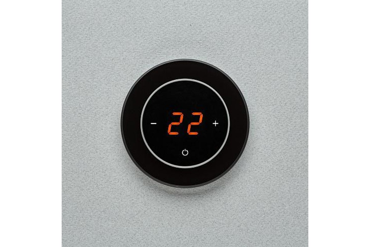 Изображение товара Терморегулятор для теплого пола Aura RONDA WiFi 9005 Black Classic электронный