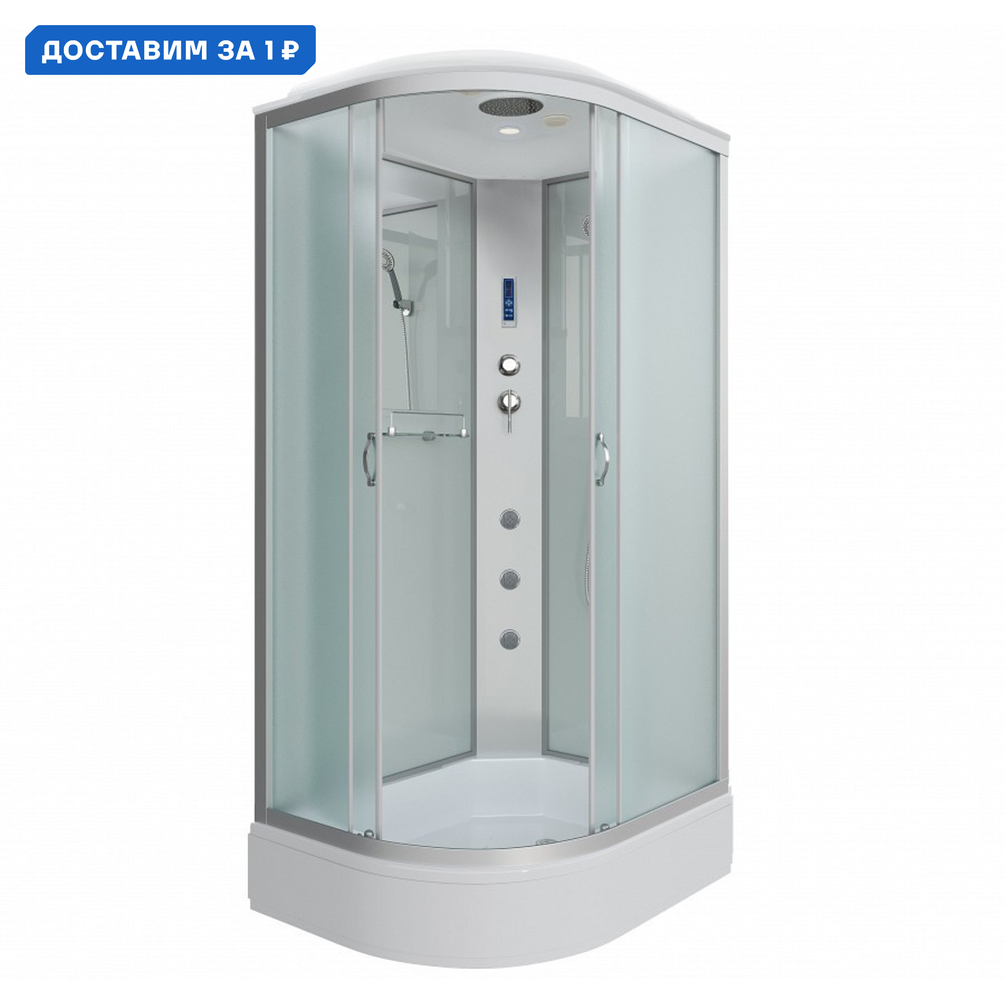 Изображение товара Душевая кабина Niagara NG-33084-14RF с гидромассажем 100x80 см