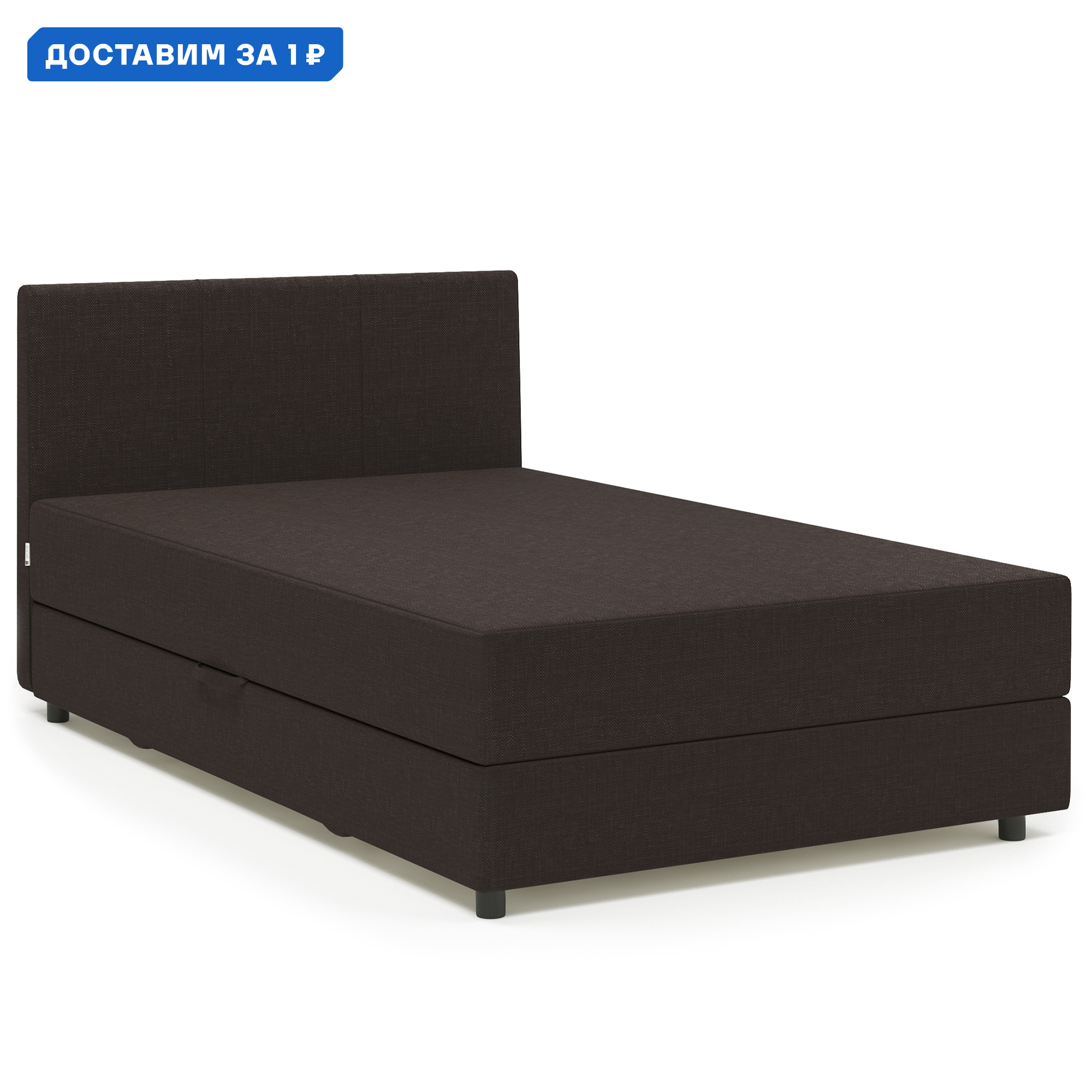 Изображение товара Кровать Классика 160x94x207 см из массива дерева с ящиком и механизмом подъема