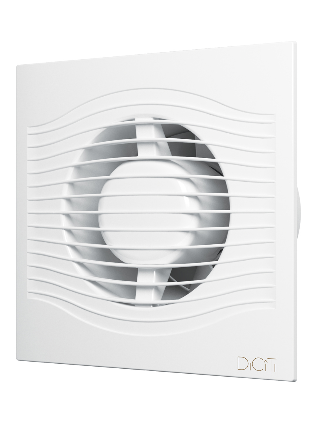 Изображение товара Вентилятор вытяжной Diciti Slim 4C MRH 100 мм тихий с таймером и датчиком влажности