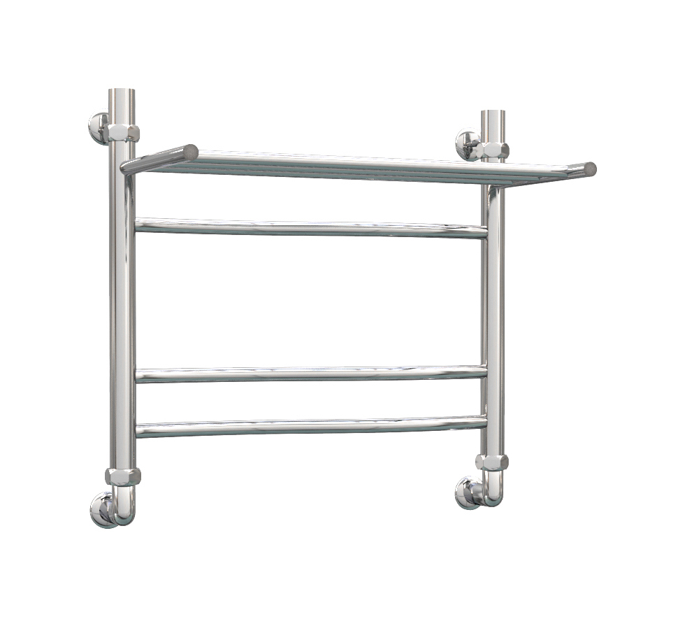Изображение товара Полотенцесушитель водяной лесенка Роснерж L101110 500x630 мм универсальная подводка нержавеющая сталь цвет серебристый