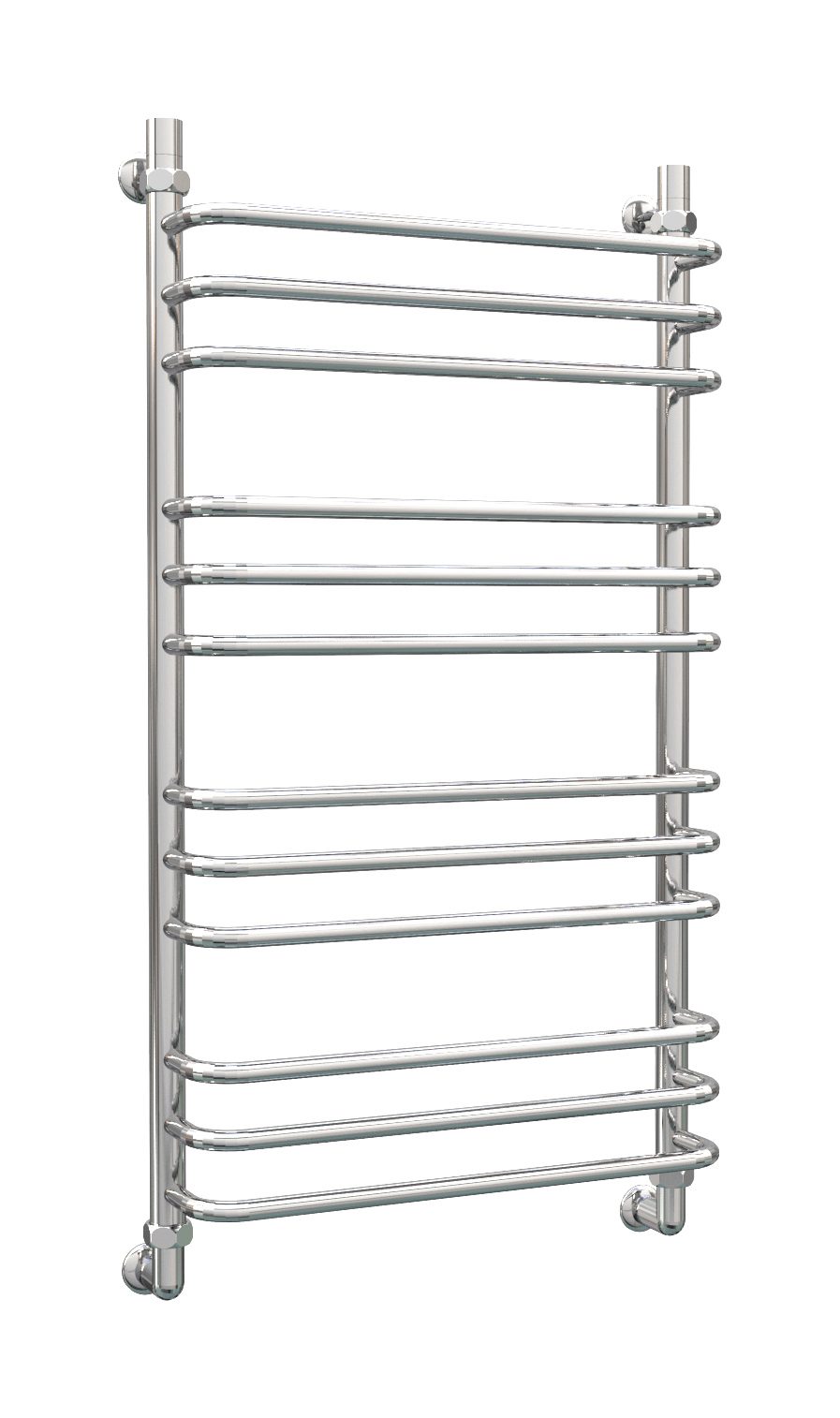 Изображение товара Полотенцесушитель водяной лесенка Роснерж L102010 1000x630 мм универсальная подводка нержавеющая сталь цвет серебристый