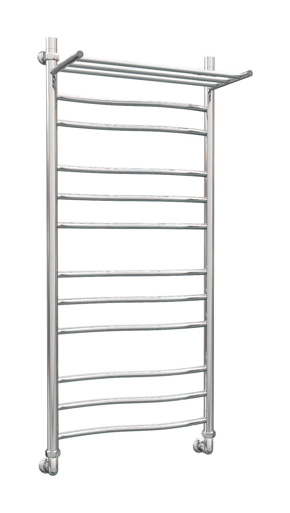 Изображение товара Водяной полотенцесушитель Роснерж Лесенка L101110 1200x430 мм серебристый