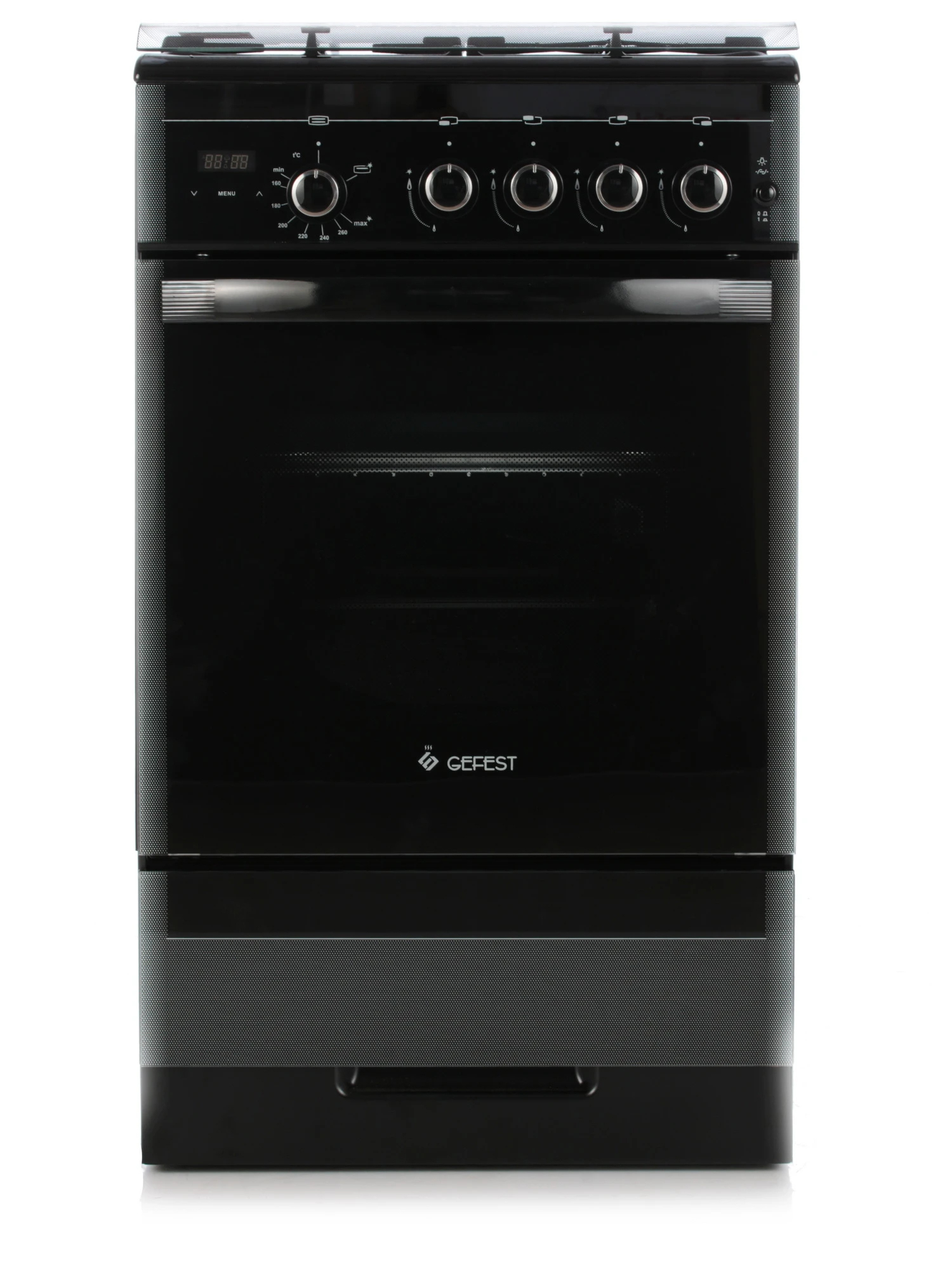 Изображение товара Кухонная газовая плита GEFEST 5300-03 0046 черная 50x85x58.5 см