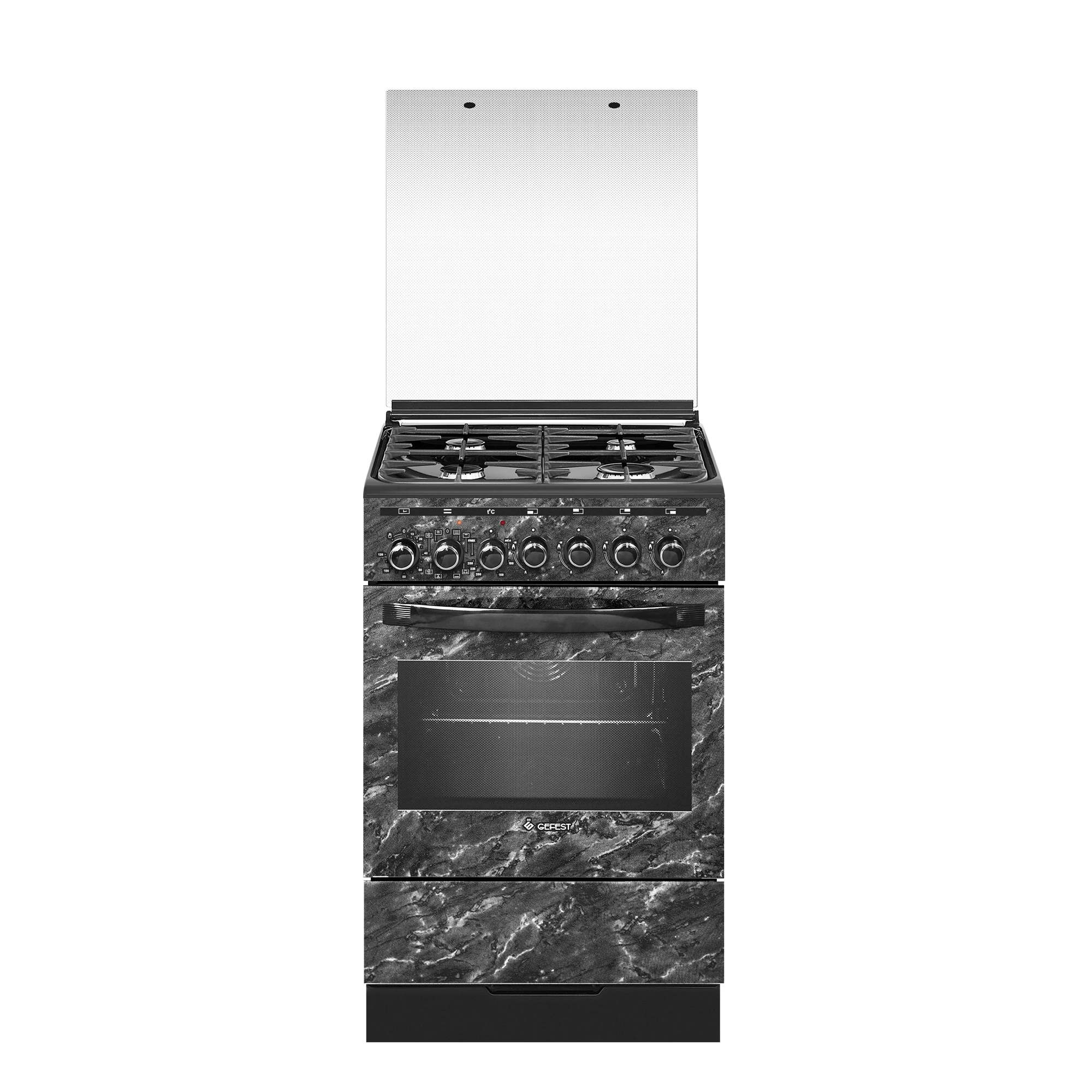 Изображение товара Кухонная плита Gefest 5302-03 0053 50x85x58.5 см 4 конфорки цвет черный