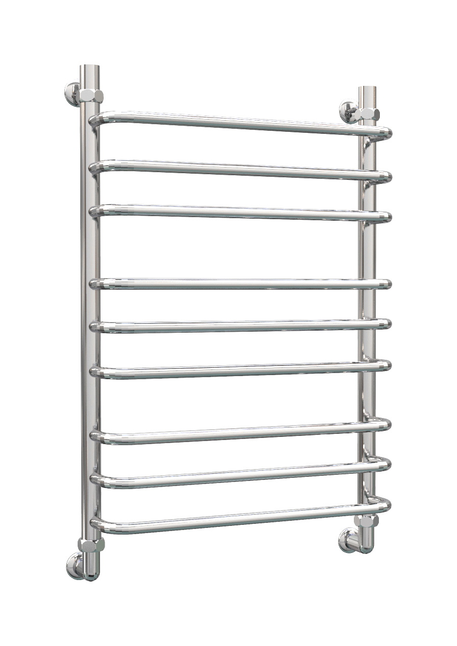 Изображение товара Полотенцесушитель водяной лесенка Роснерж L102010 800x530 мм универсальная подводка нержавеющая сталь цвет серебристый