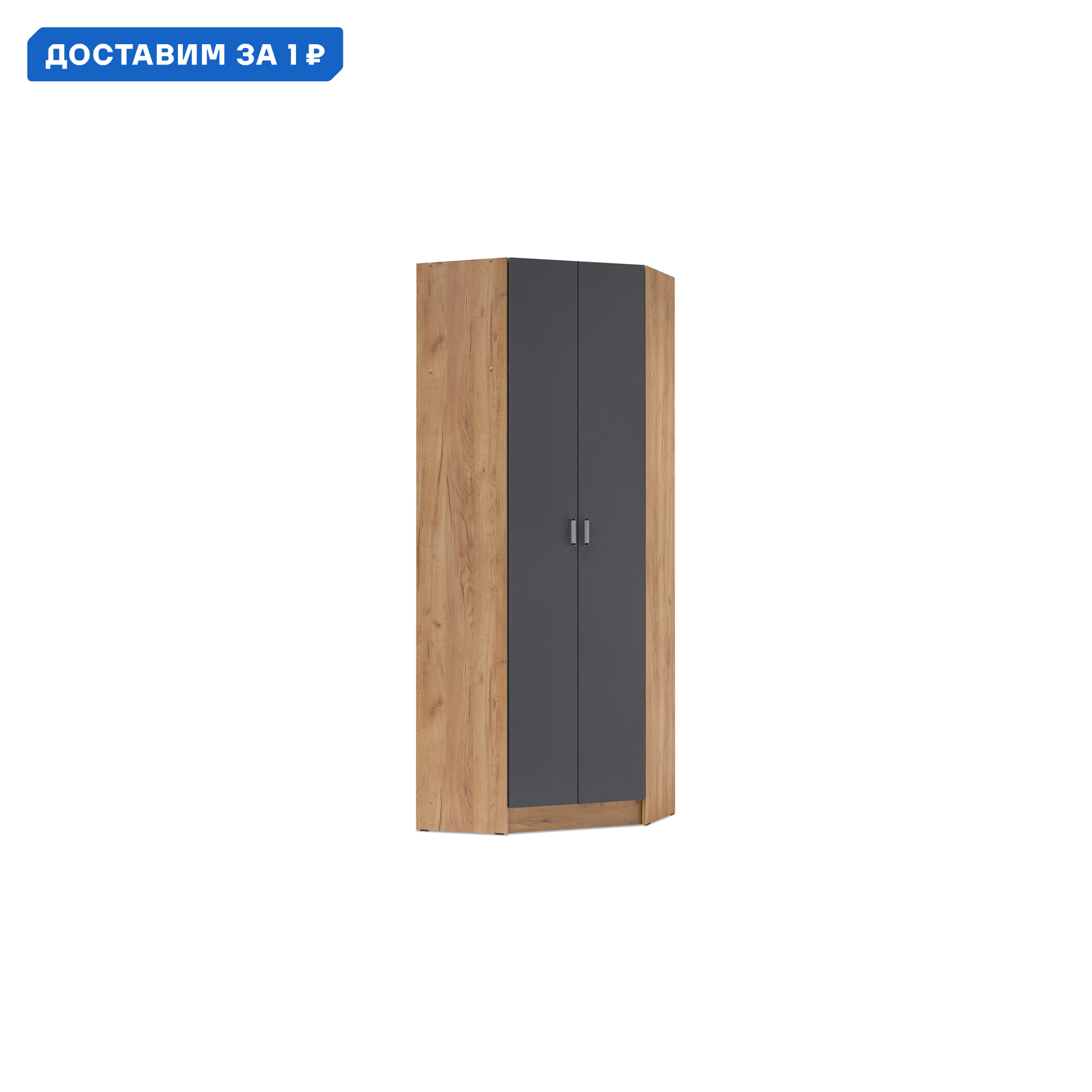 Изображение товара Шкаф Миф 80x220x80 см распашной из ЛДСП современный стиль