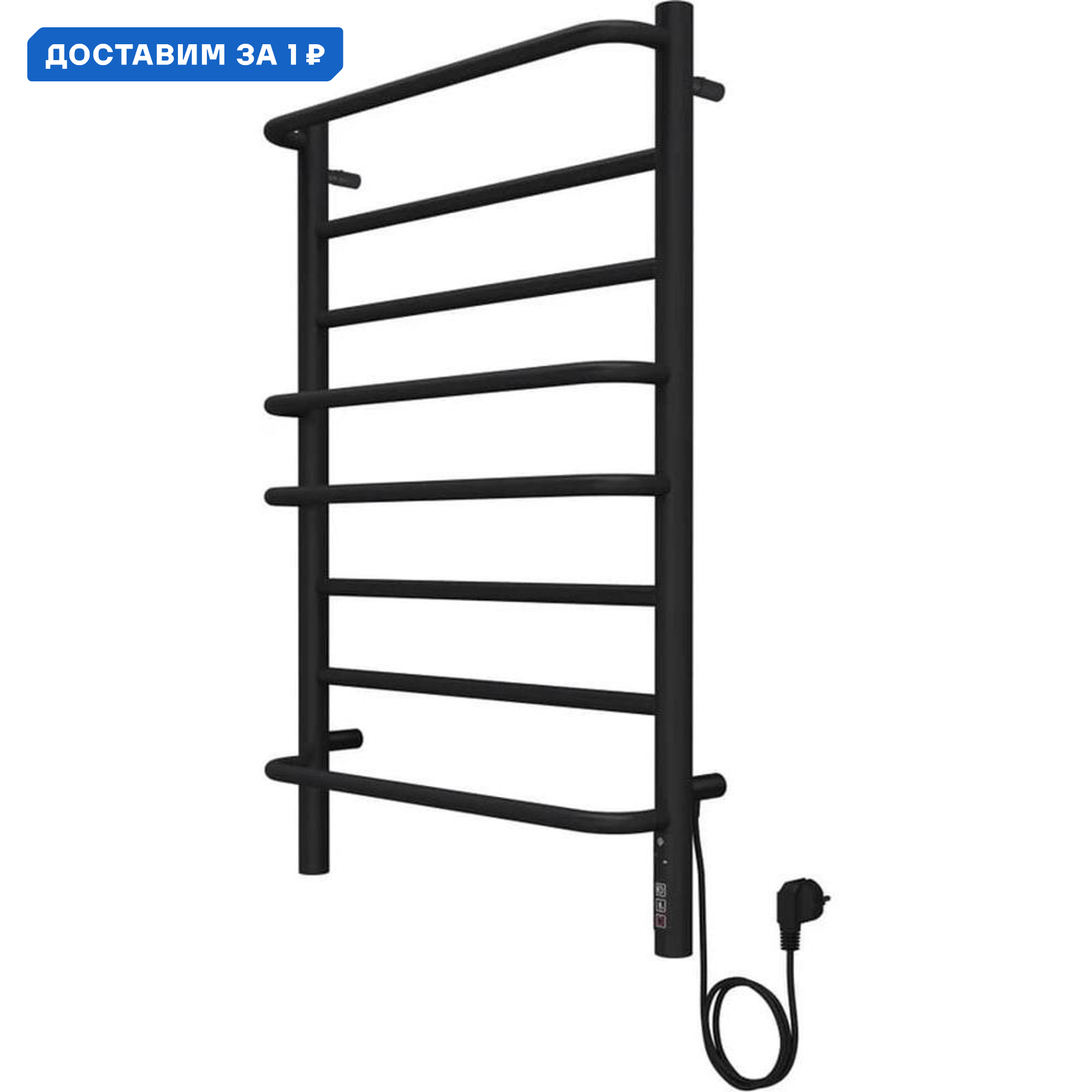 Изображение товара Электрический полотенцесушитель Terminus Евромикс П8 черный матовый