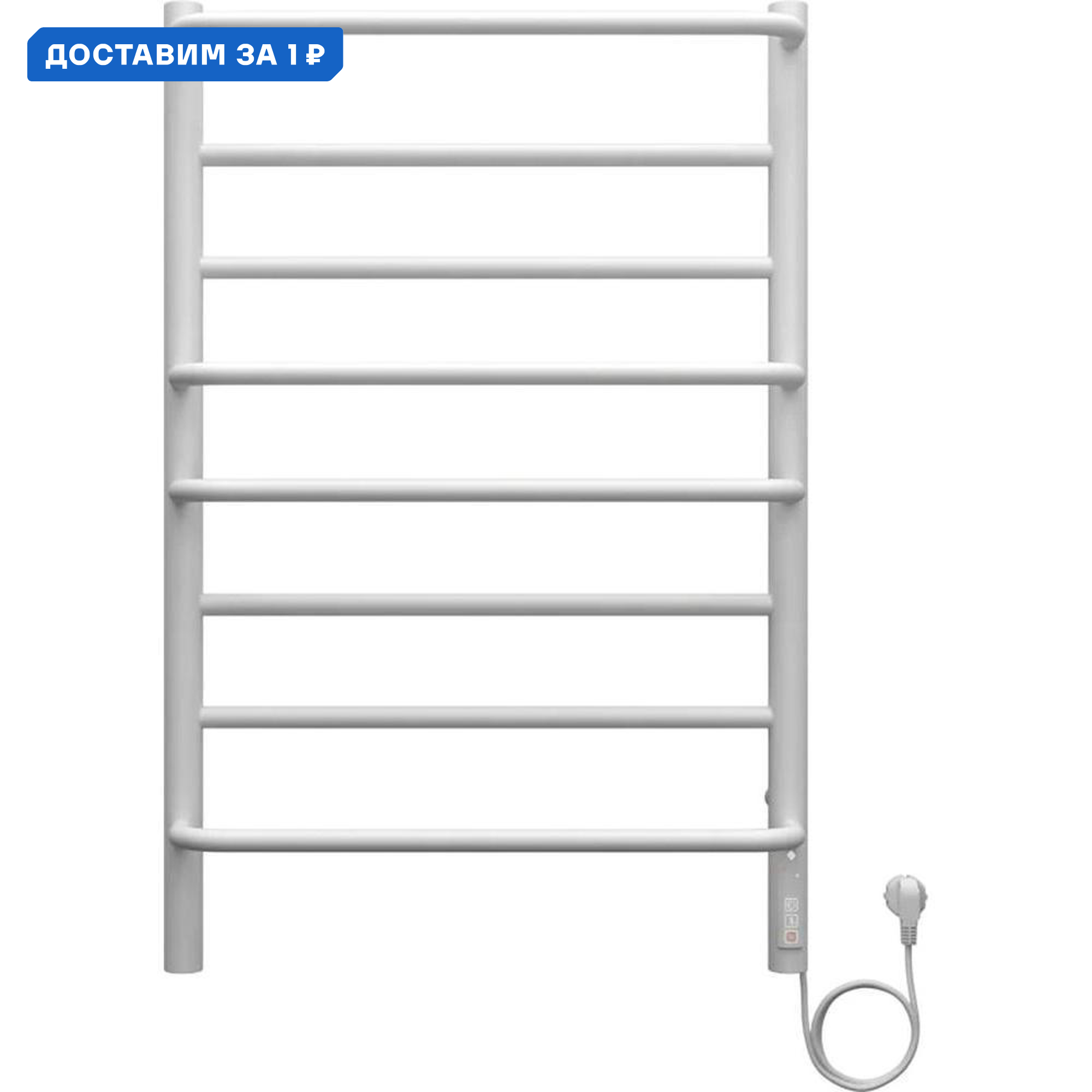 Изображение товара Электрический полотенцесушитель Terminus Евромикс П8 532x800 мм 114.6 Вт с терморегулятором
