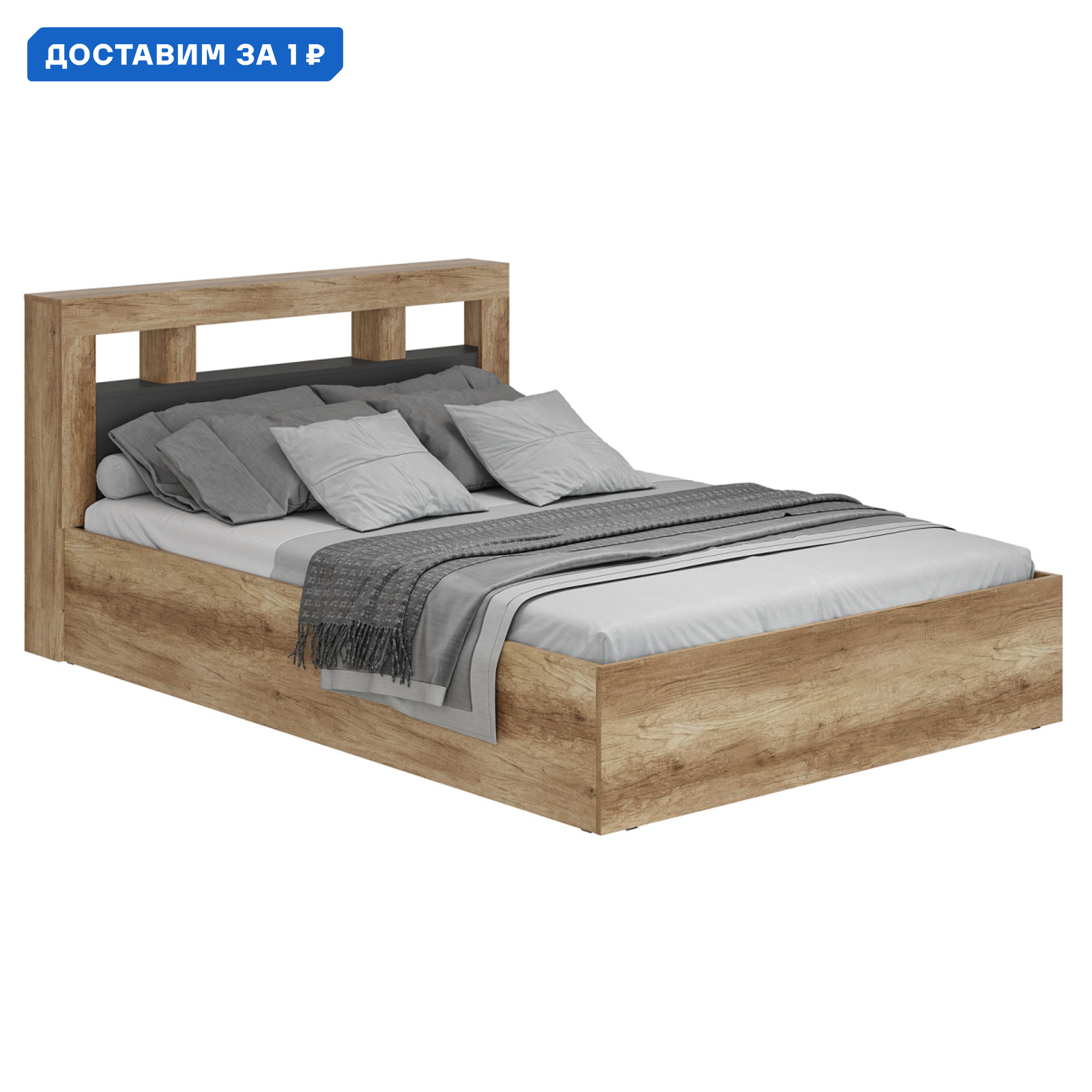 Изображение товара Кровать Мебелони Прима 179244 147x95x221 см современный дизайн Россия