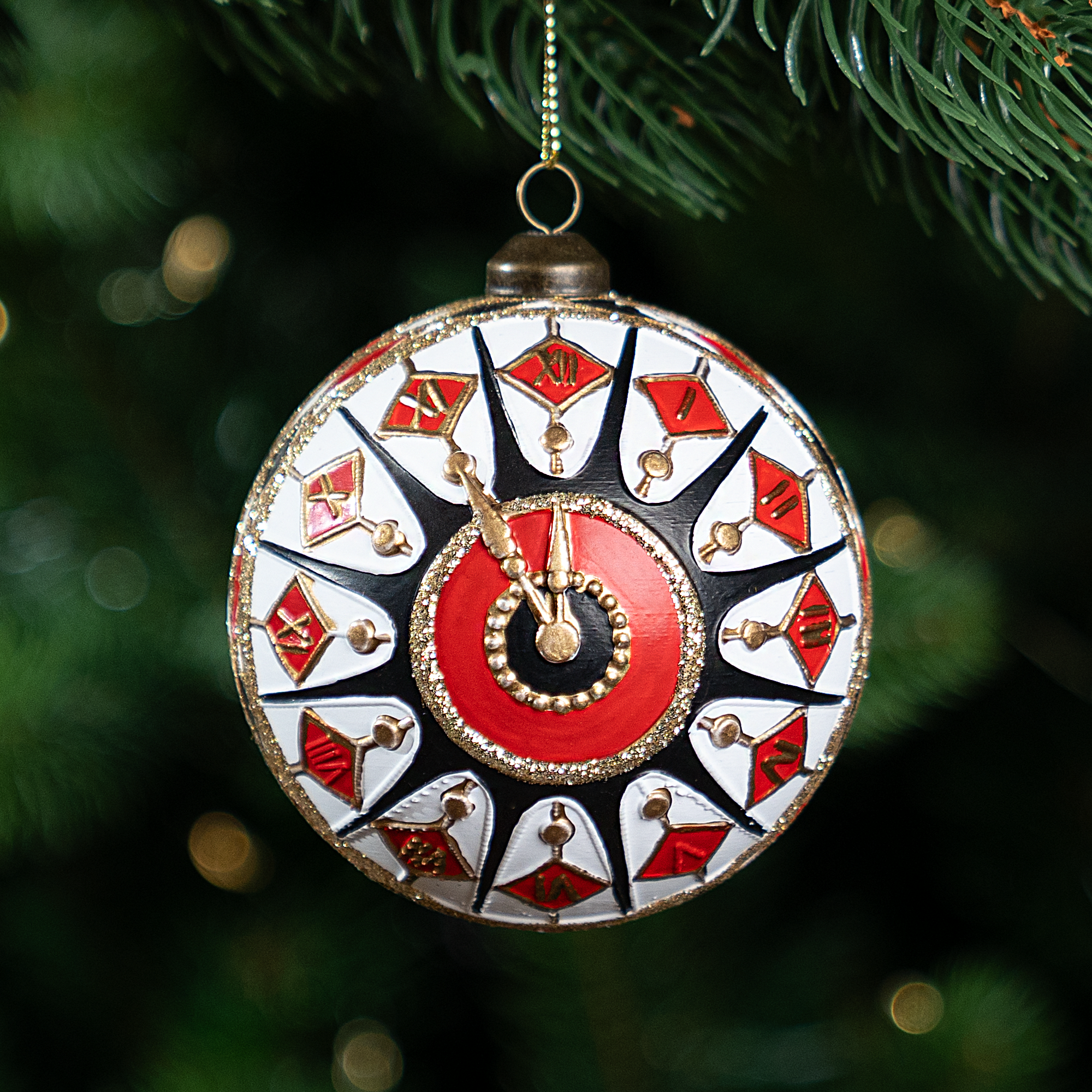 Изображение товара Елочный шар KREAFORTA ø8 см синий праздничное украшение для елки