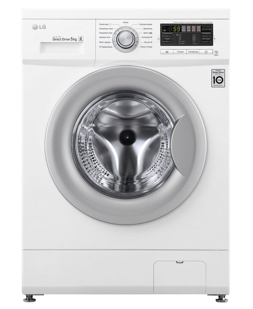 Изображение товара Стиральная машина Lg F10b8ld7 60x85x44 см 5 кг цвет белый
