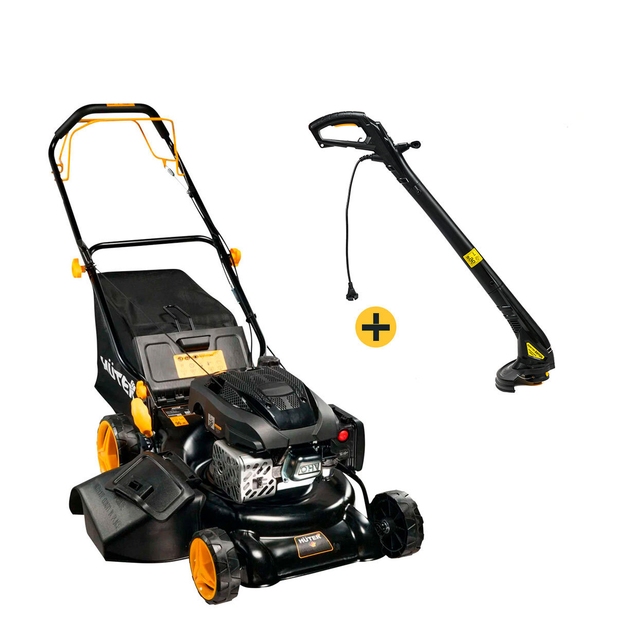 Изображение товара Газонокосилка бензиновая самоходная Huter GLM-5,5/46 Т 5 л.с. 46 см