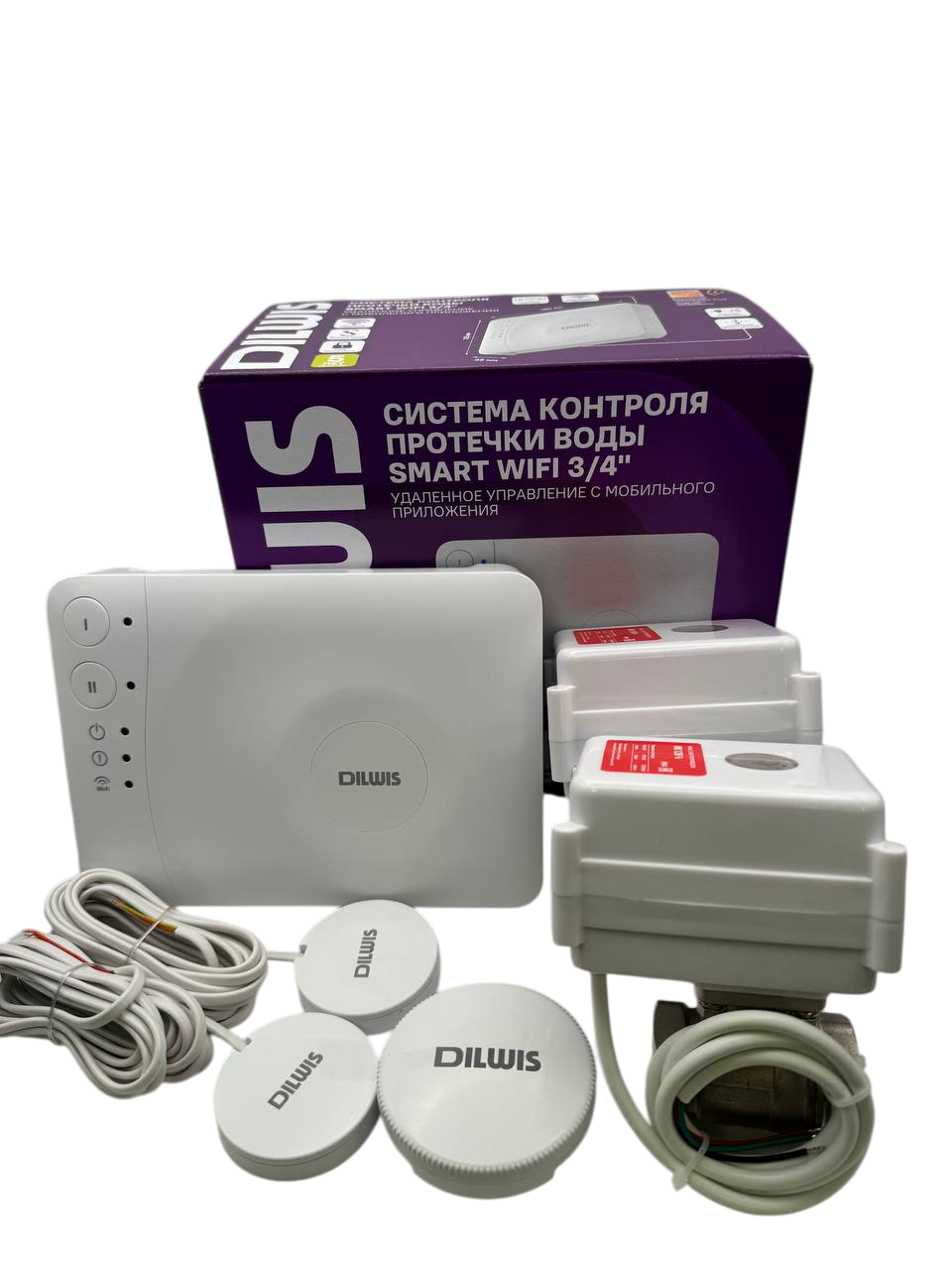 Система защиты от протечки воды DILWIS Smart Wi-Fi 3/4"