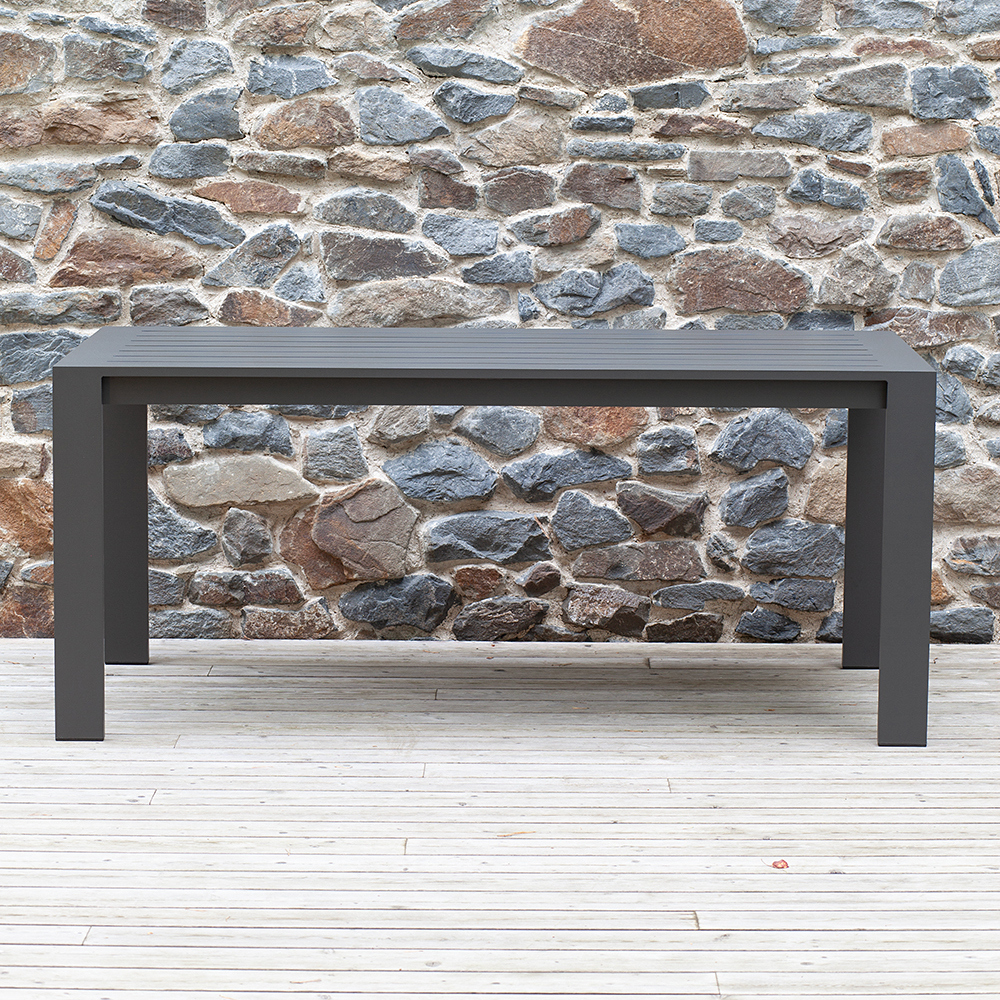 Изображение товара Нераздвижной садовый стол Greenween Korfu 180 см алюминий серый