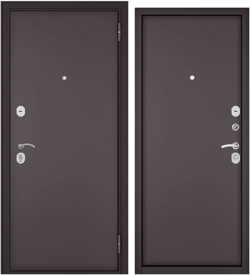 Изображение товара Эталон Home Eco — входная дверь, шоколад букле, правая, 90 см