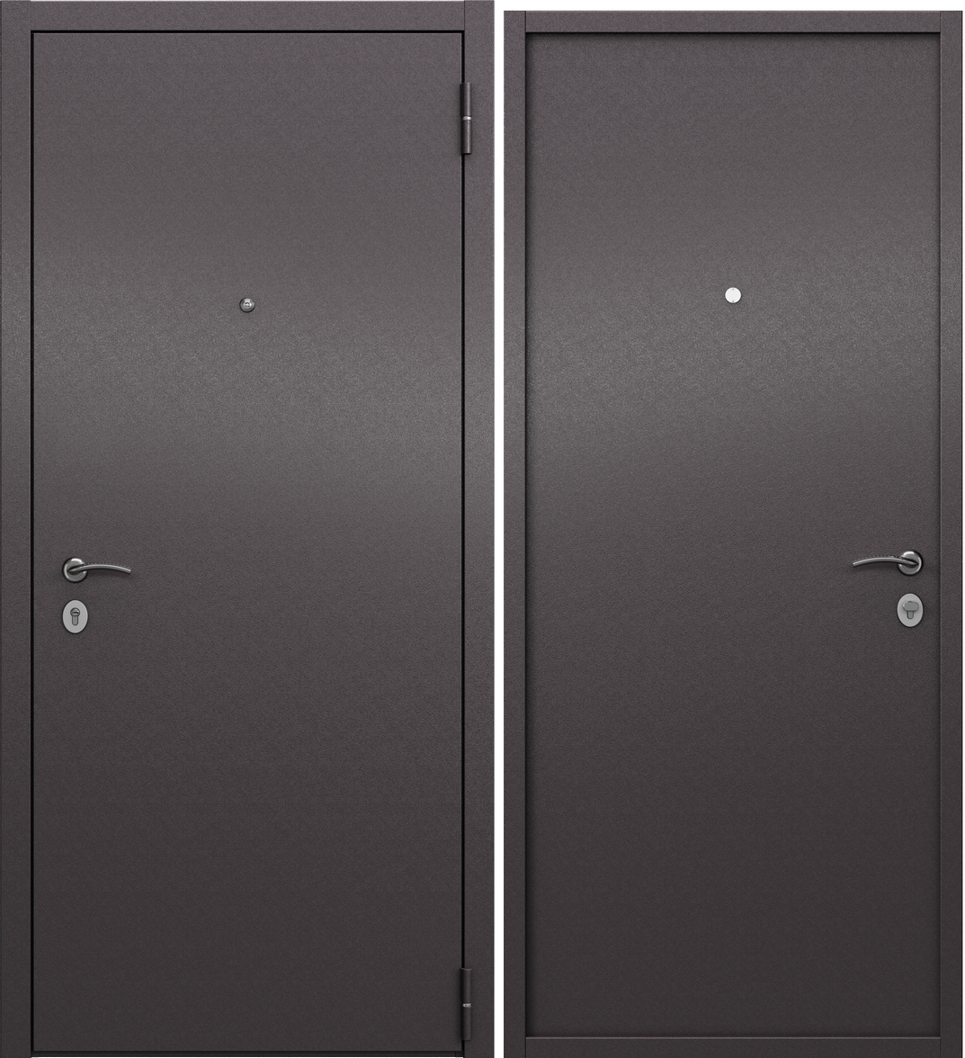 Изображение товара Входная дверь Эталон Home Eco правый 190x86см цвет шоколад букле