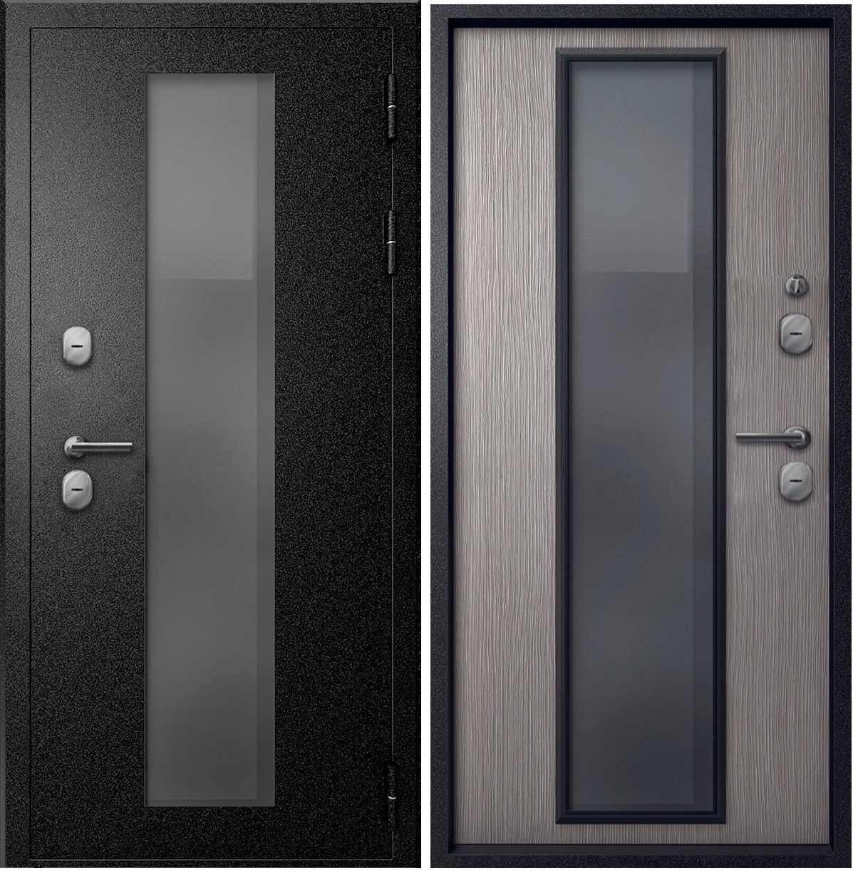 Изображение товара ЭТАЛОН Термо-СП40, левый, 205x86 см, черный букле/сандал белый