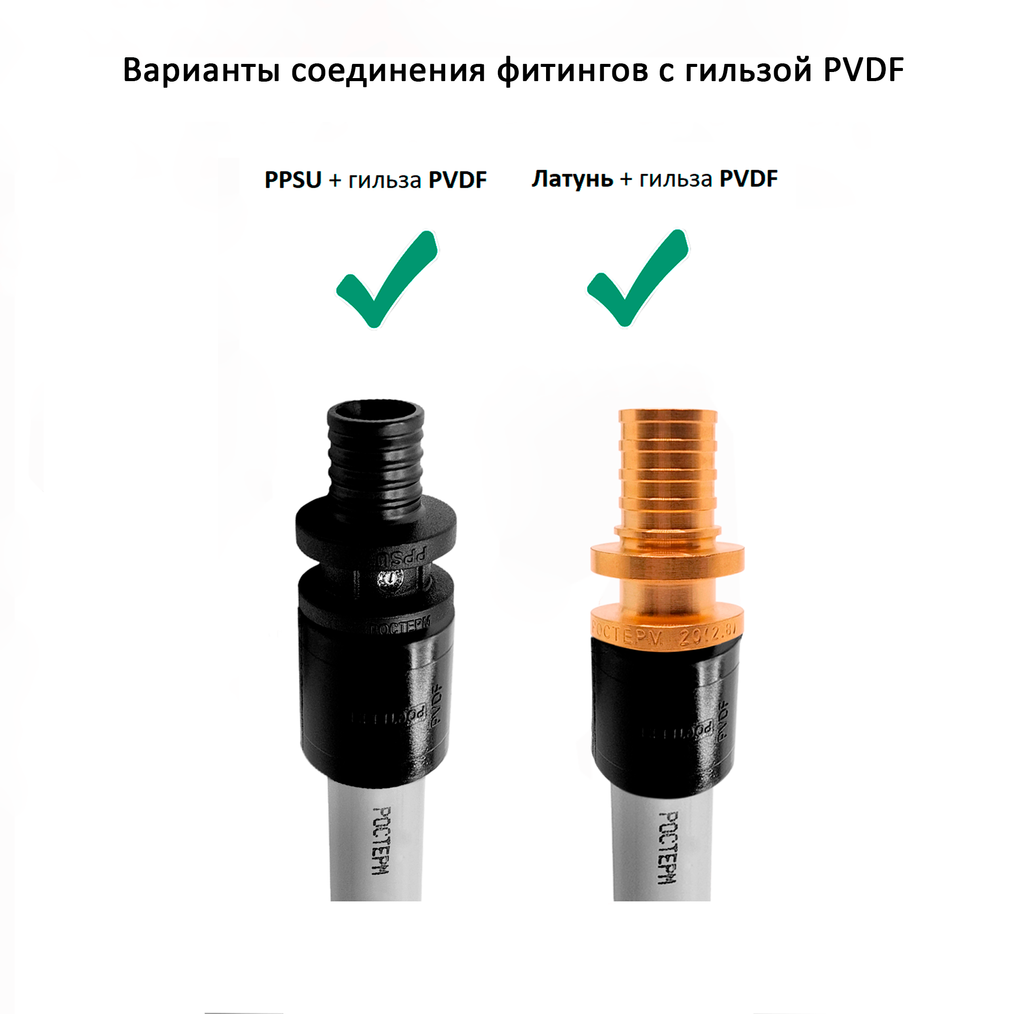 Гильза напрессовочная РОСТерм 16х2.2 PVDF - 6