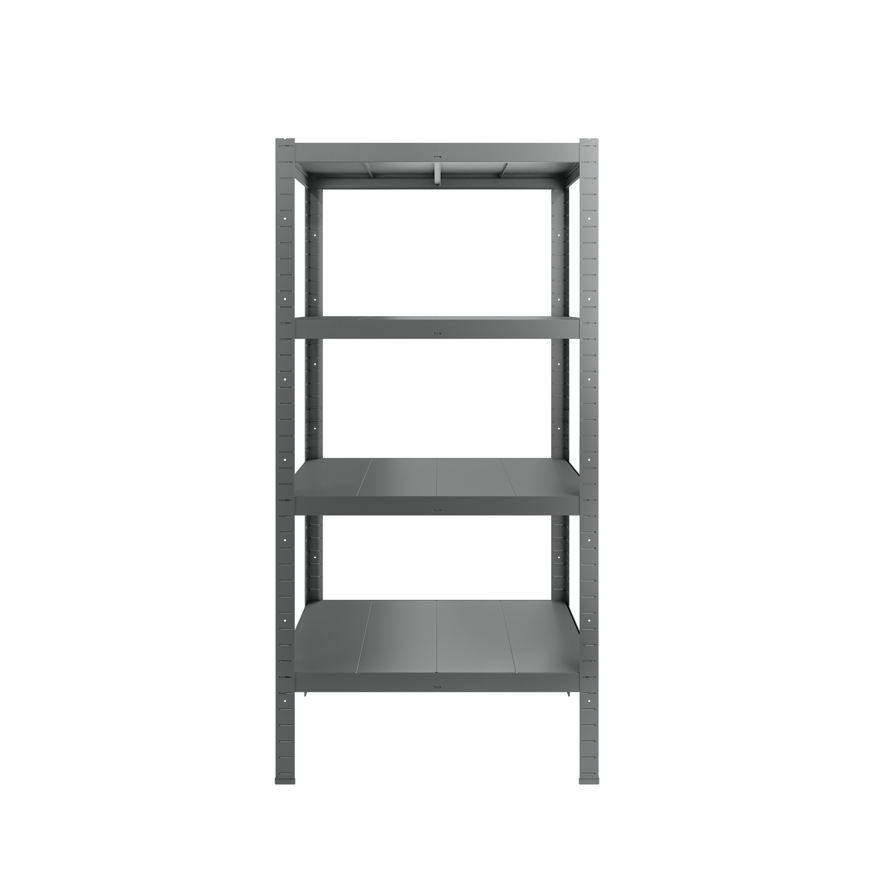 Изображение товара Стеллаж металлический Reli 100x200x50 см нагрузка до 200 кг сталь с покрытием цвет пыльно-серый