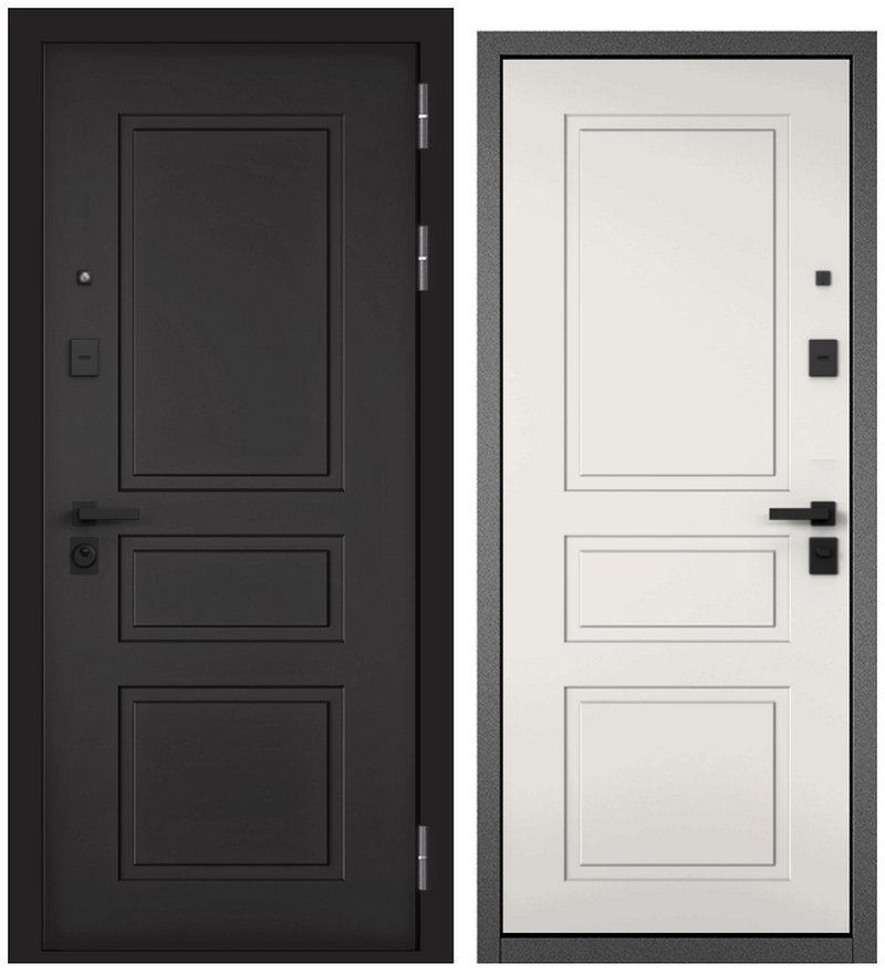 Изображение товара Входная дверь ЭТАЛОН City prime правая 205x86 см графит софт/антрацит